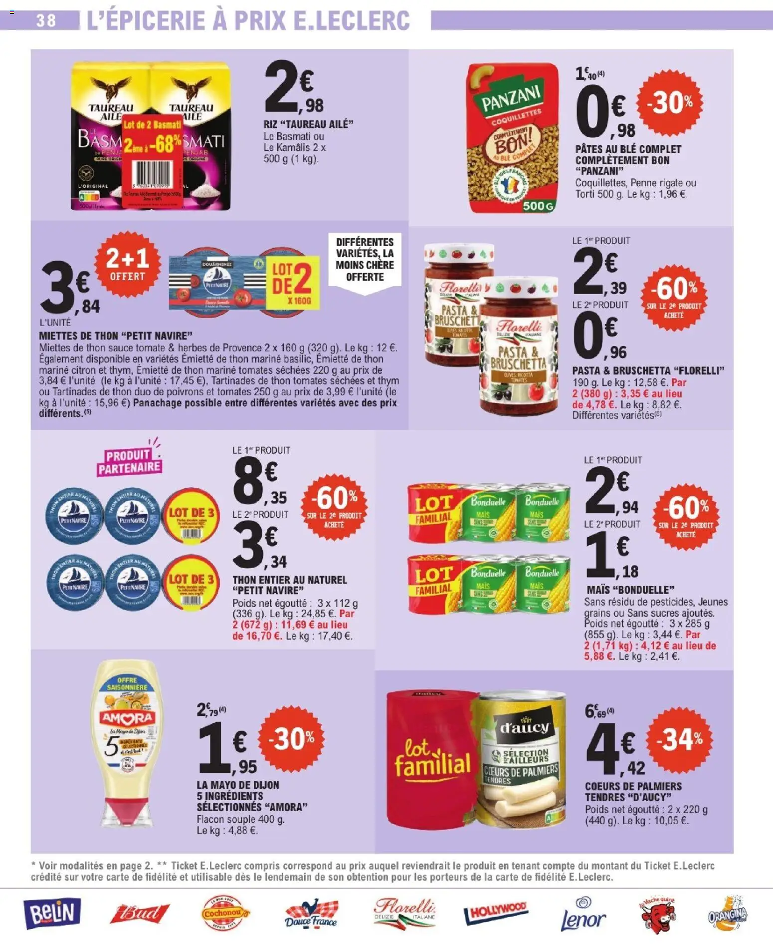 {H1} | Page: 38 | Produits: Orangina, Citron, Lenor, Tomates