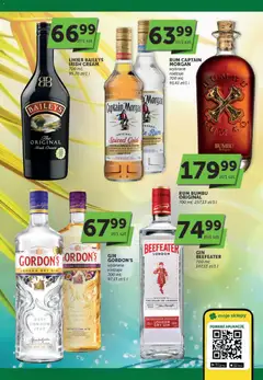 Pogląd oferty "Groszek gazetka - Katalog alkoholowy" - ważna od 28.05.2026 | Strona: 4 | Produkty: Captain Morgan, Beefeater, Gin, Finish