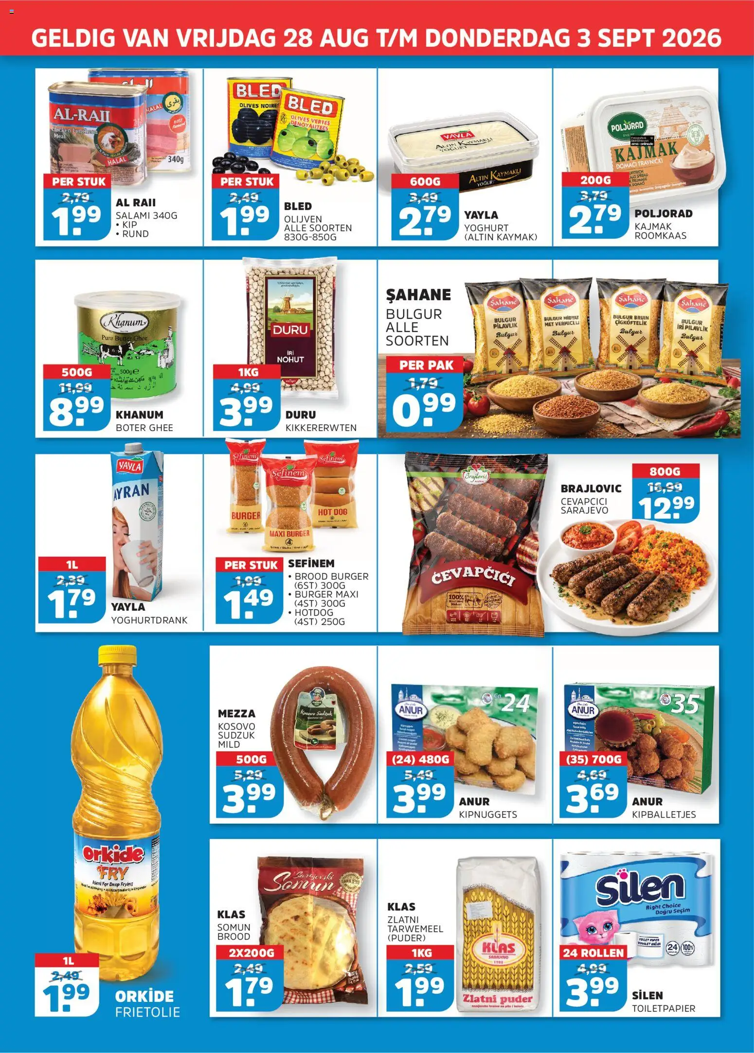 {H1} | Pagina: 2 | Producten: Boter, Yoghurt, Kikkererwten, Toiletpapier