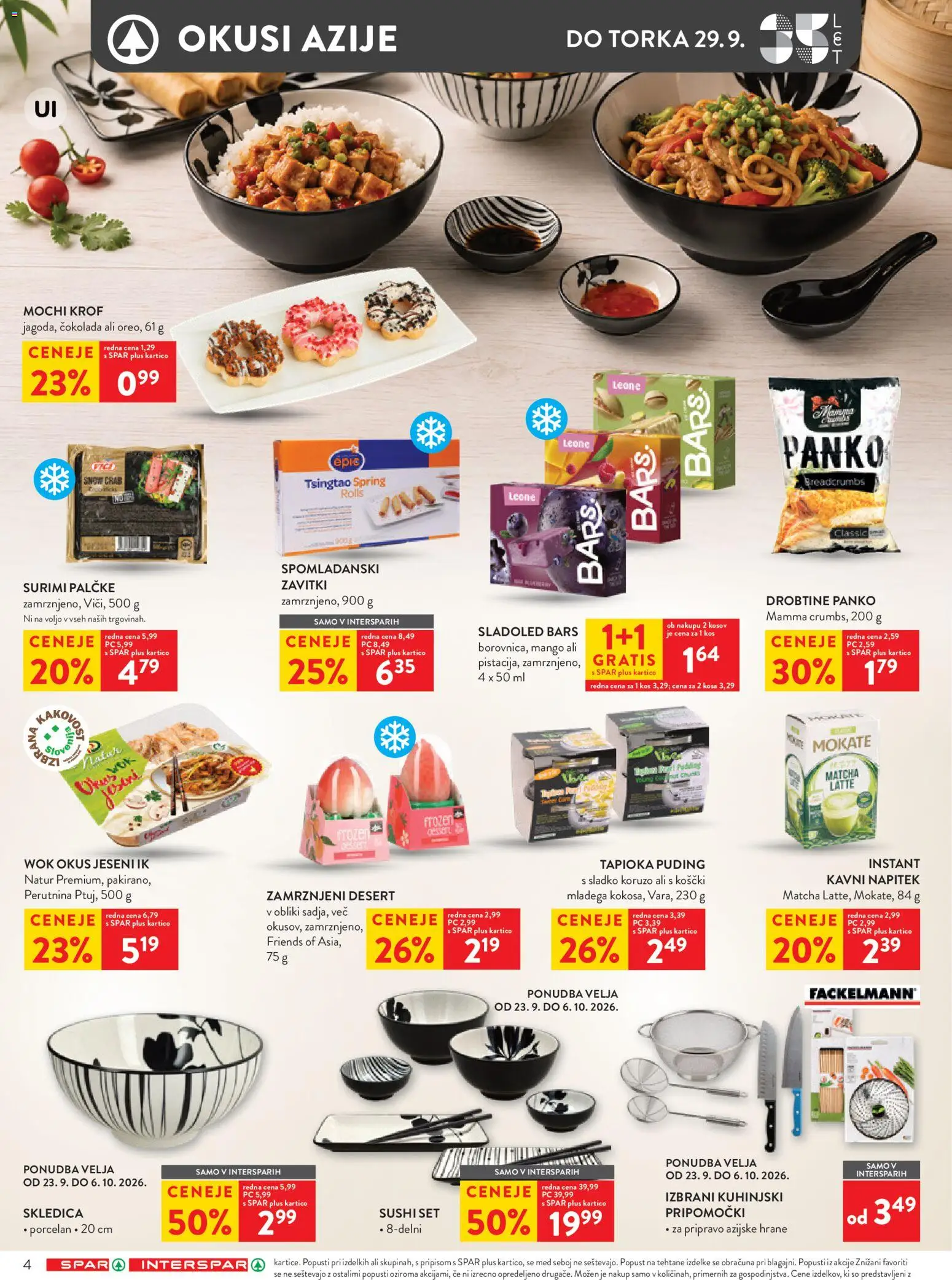 Novi Spar katalog ponudbe – veljaven od 23.09.2026 | Stran: 5 | Izdelki: Med, Puding, Sladoled, Mango