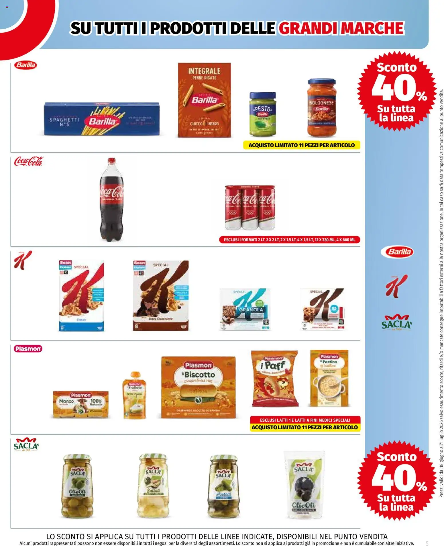 Volantino COOP del 18.06.2026 | Pagina: 5 | Prodotti: Manzo, Penne