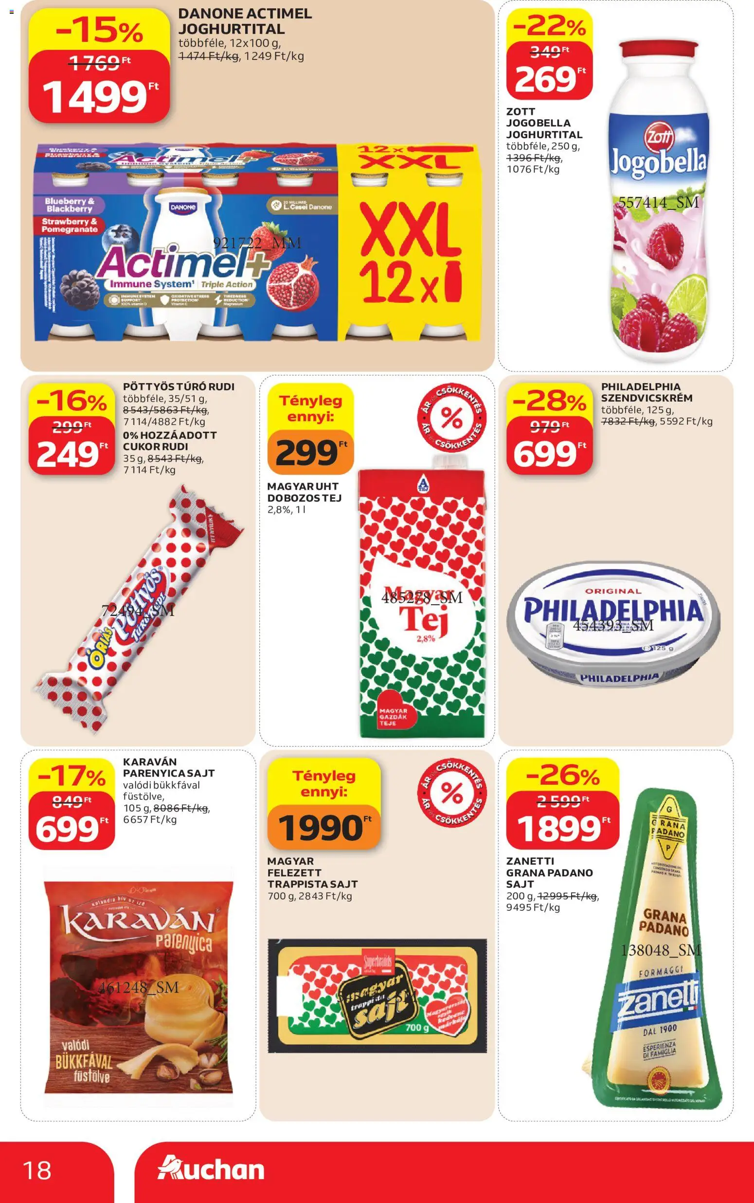 Auchan akciós ujság - amely érvényes a következő dátumtól: 2026.09.24. | Oldal: 18