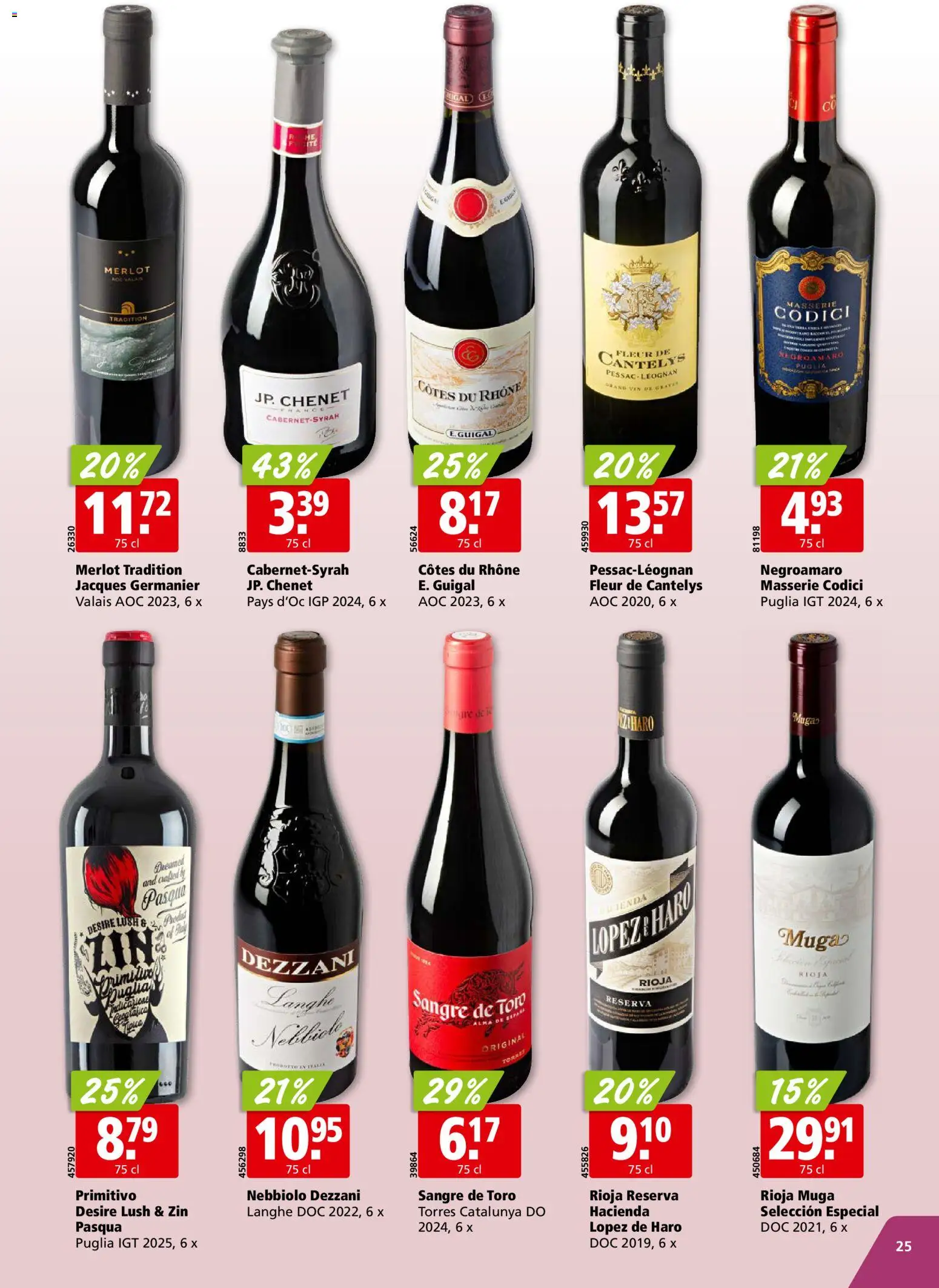 Aligro aktionen Chavannes, Matran, Genève, Sion – gültig ab 28.09.2026 | Seite: 25 | Produkte: Merlot