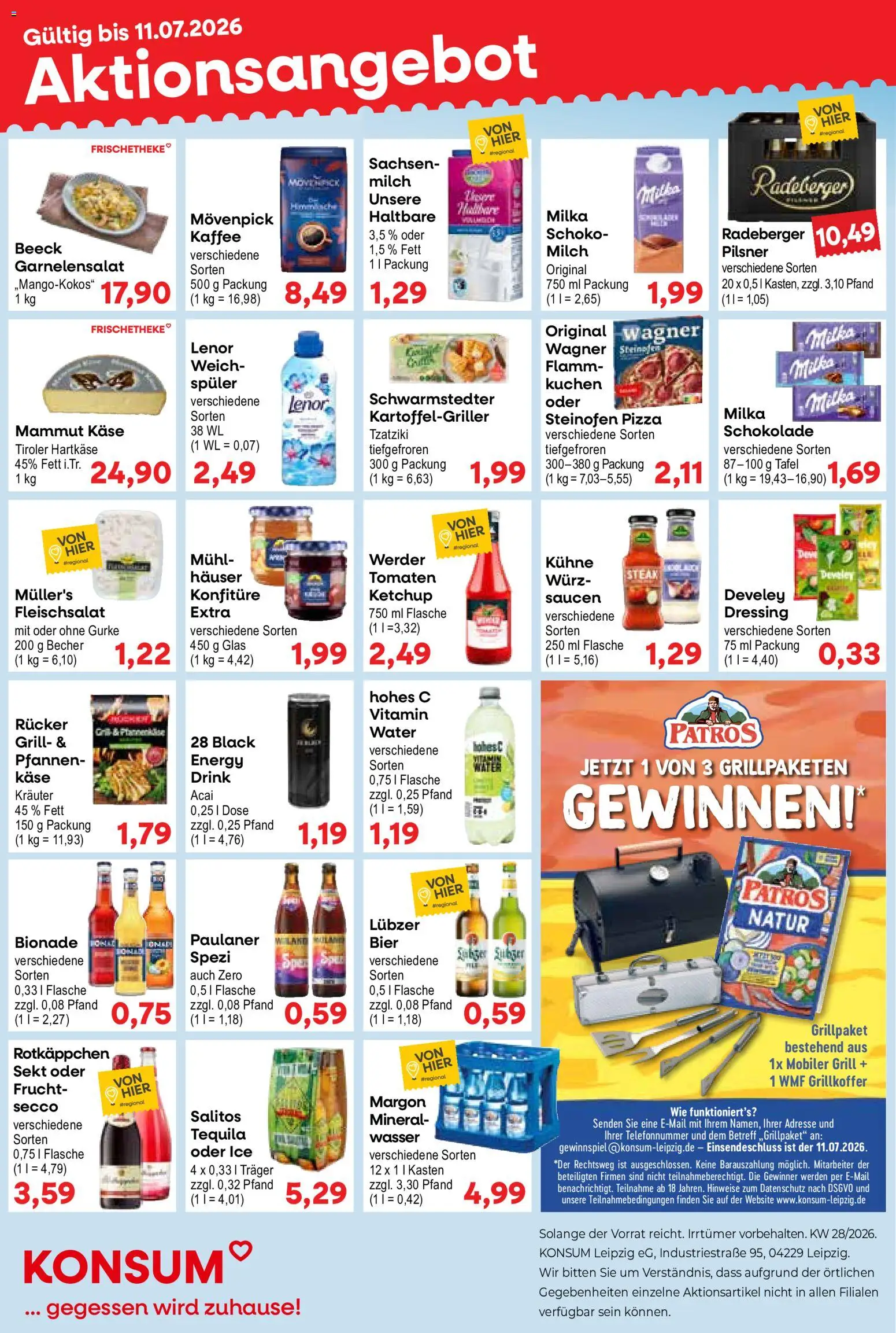 KONSUM Leipzig Prospekt – gültig ab 06.07.2026 | Seite: 1