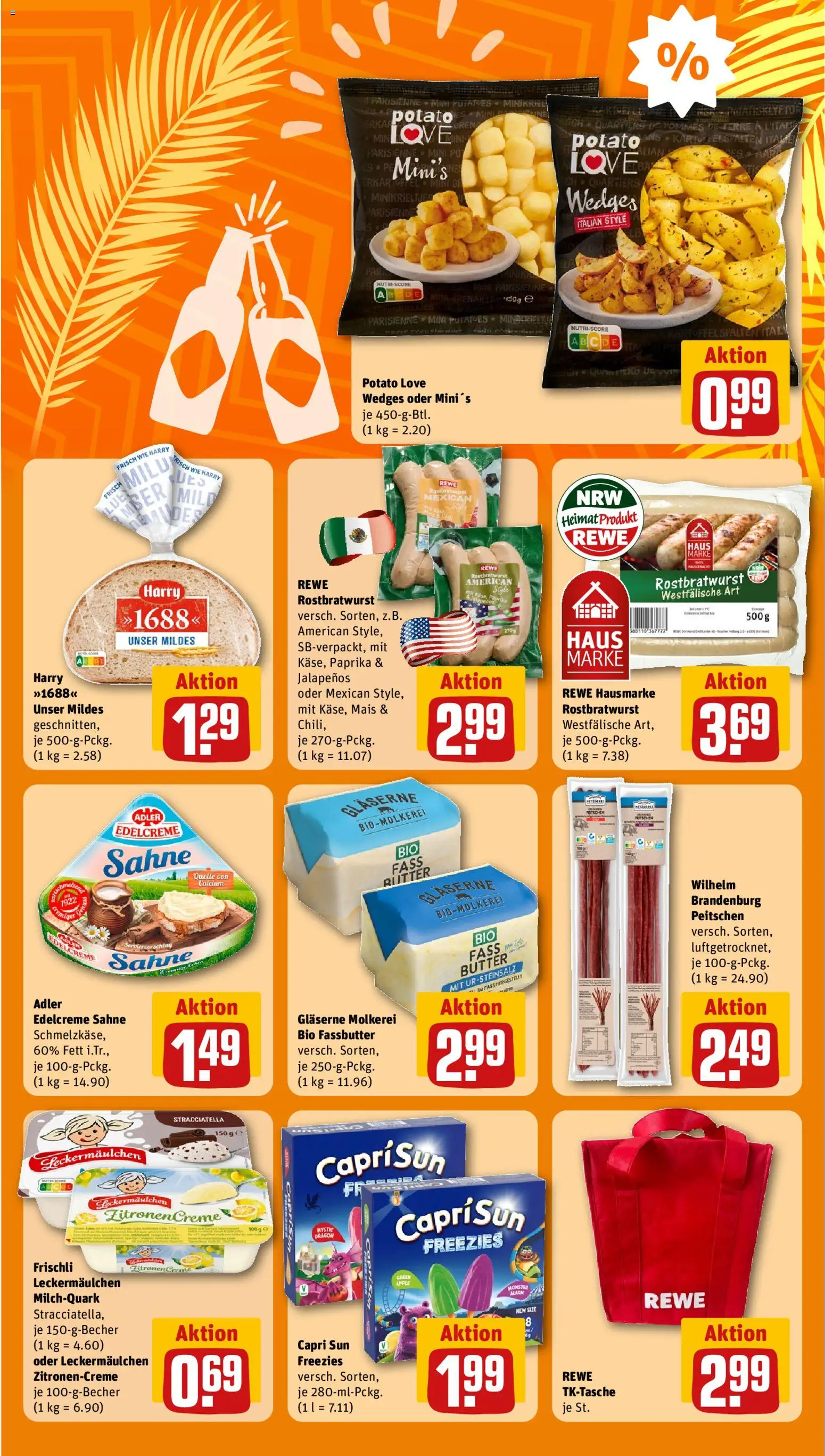 Rewe ihr Kaufpark Prospekt – gültig ab 06.07.2026 | Seite: 17 | Produkte: Capri sun, Monster, Paprika, Sahne