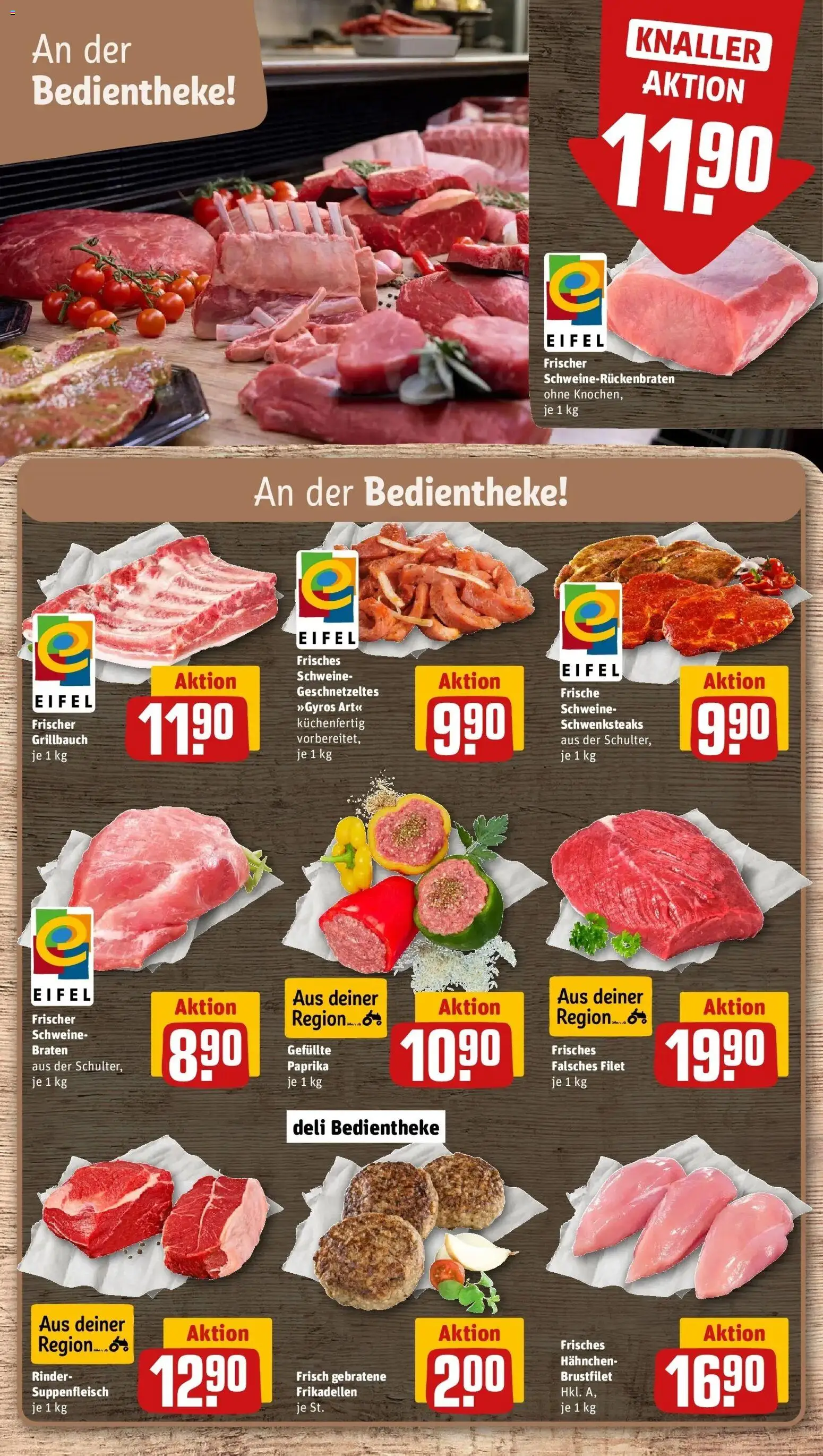 REWE Prospekt ab 14.09.2026 zum Blättern » Angebote | Seite: 6 | Produkte: Hahnchen, Paprika, Suppenfleisch