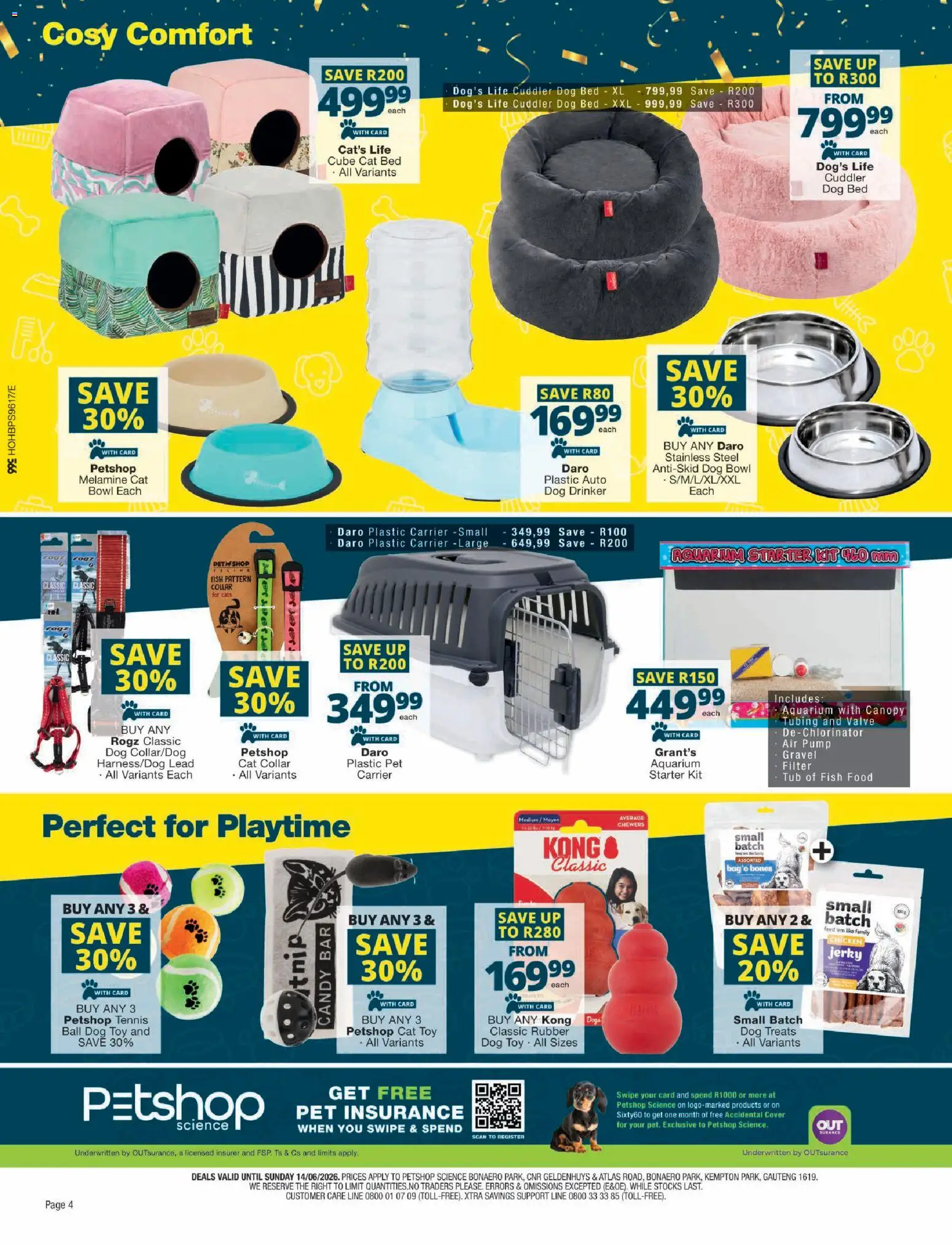 New Checkers catalogue – valid from 29.05.2026 | Page: 4 | Products: Bowl, Bed, Fish, Valve