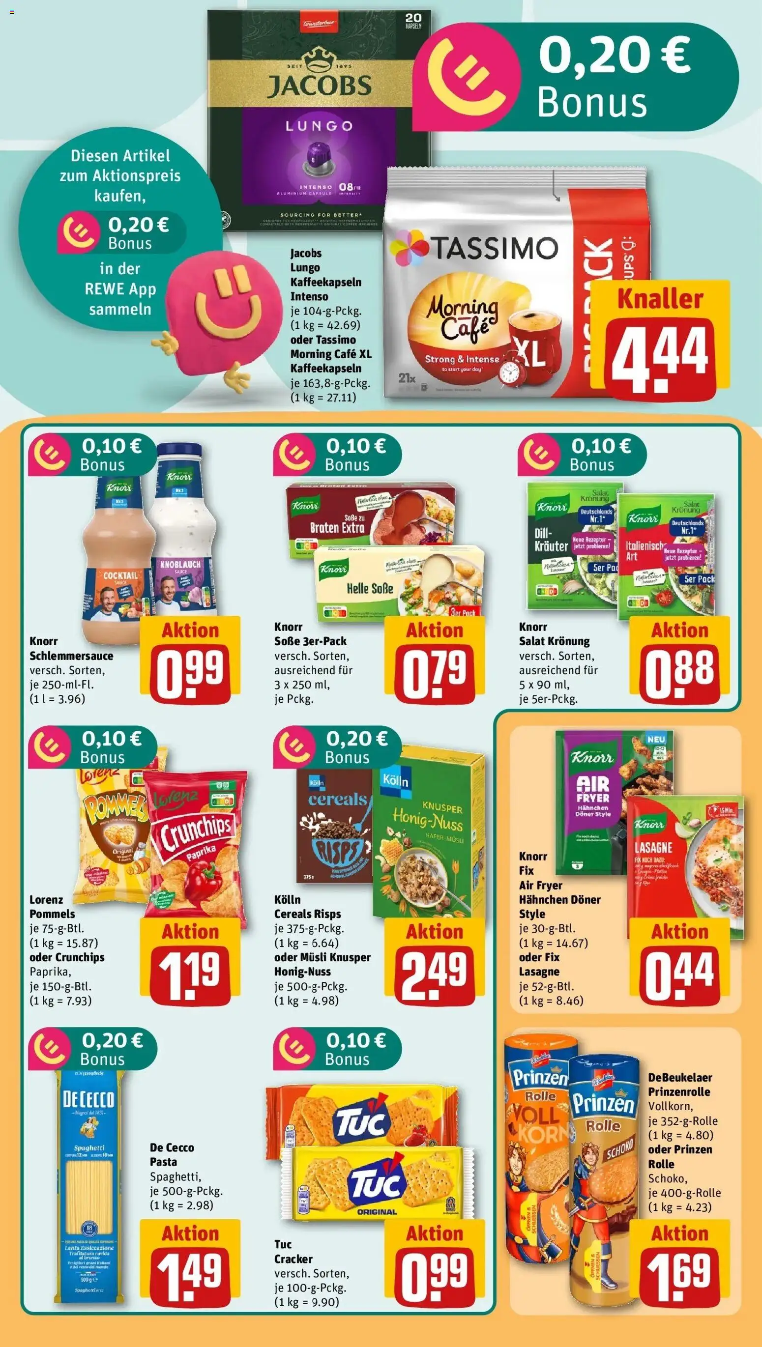 REWE Prospekt ab 03.08.2026 zum Blättern » Angebote | Seite: 11 | Produkte: Lasagne, Paprika, Soße, Knoblauch