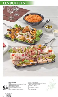 Hyper U - Prévisualisation de Hyper U - La carte Printemps Été valide à partir de 03.03.2026 | Page: 28 | Produits: Salade, Rôti de bœuf, Jambon, Crème