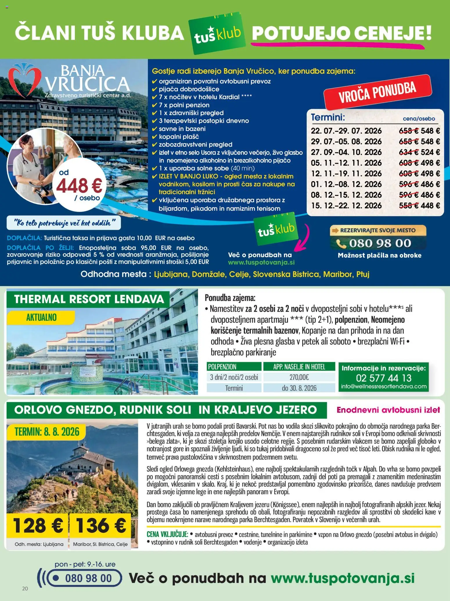 Novi Tuš katalog ponudbe – veljaven od 03.07.2026 | Stran: 20 | Izdelki: Plasc, Kopalni plasc, Sol