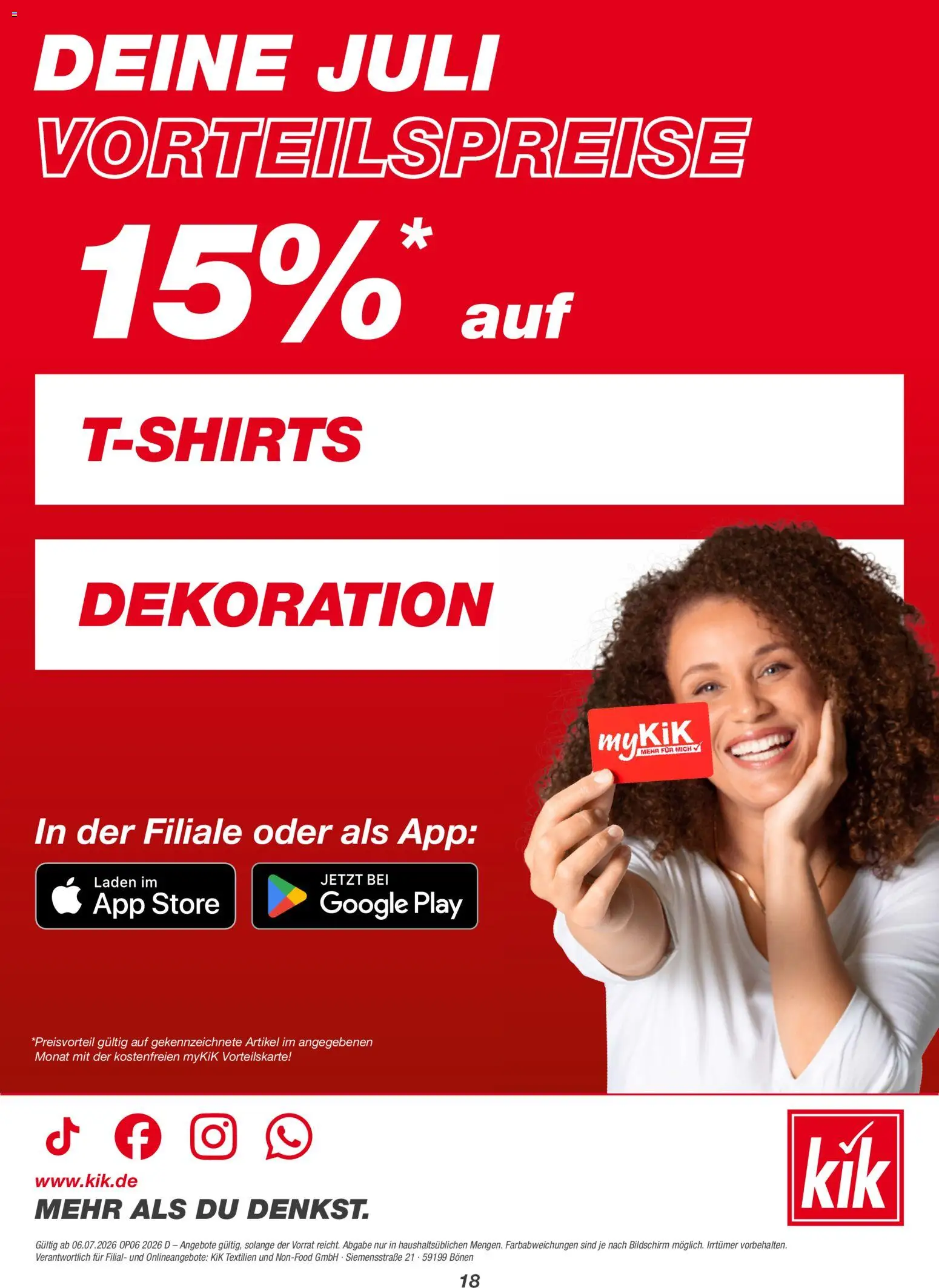 Kik Prospekt – gültig ab 06.07.2026 | Seite: 18 | Produkte: Bildschirm