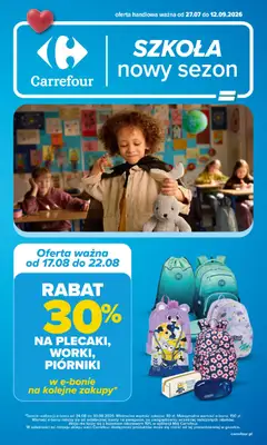 Pogląd oferty "Carrefour gazetka - Szkoła nowy sezon II" - ważna od 27.07.2026