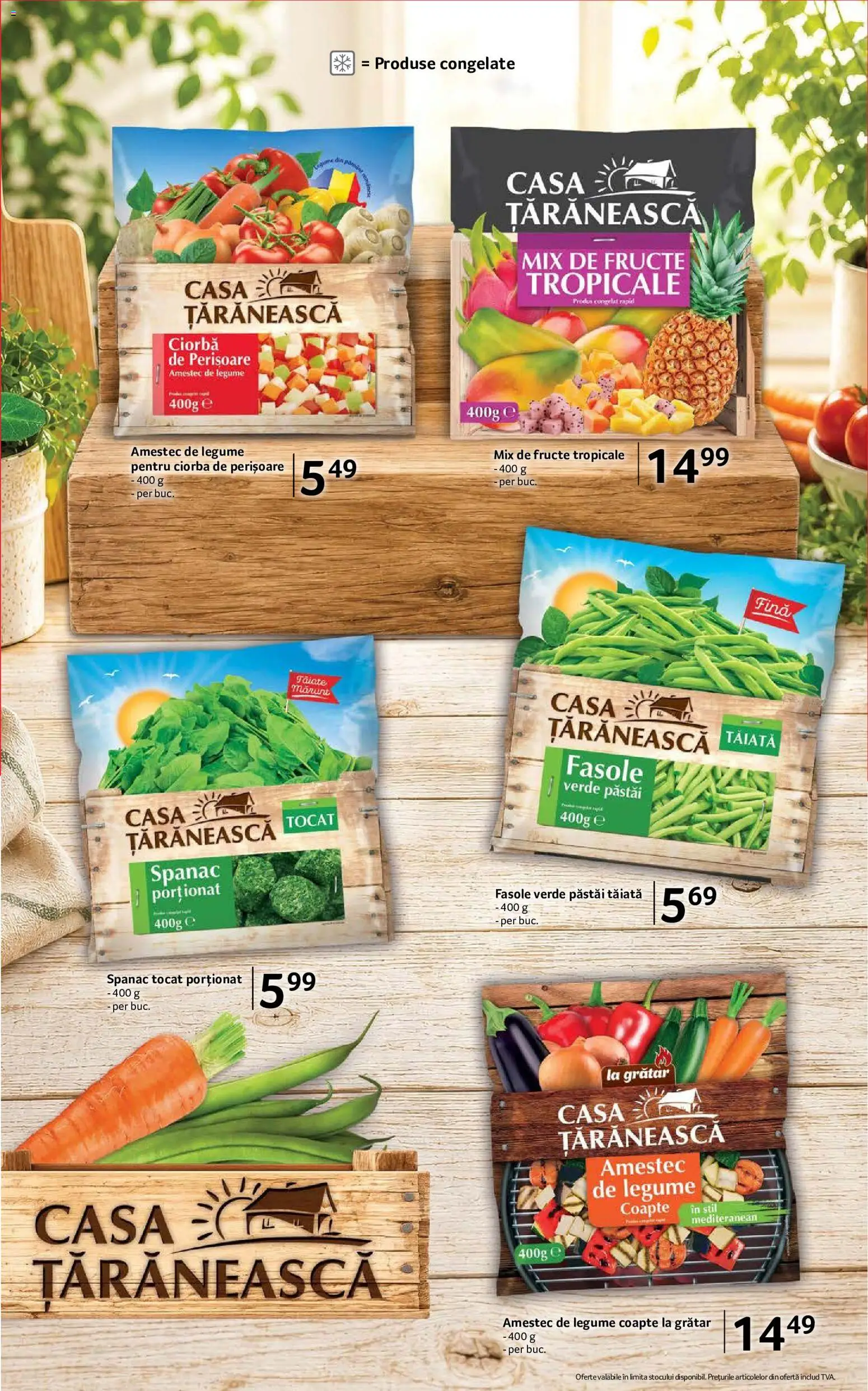 Noul catalog Selgros – valabil de la 24.07.2026 | Pagină: 8 | Produse: Grătar, Fasole verde, Legume, Fructe