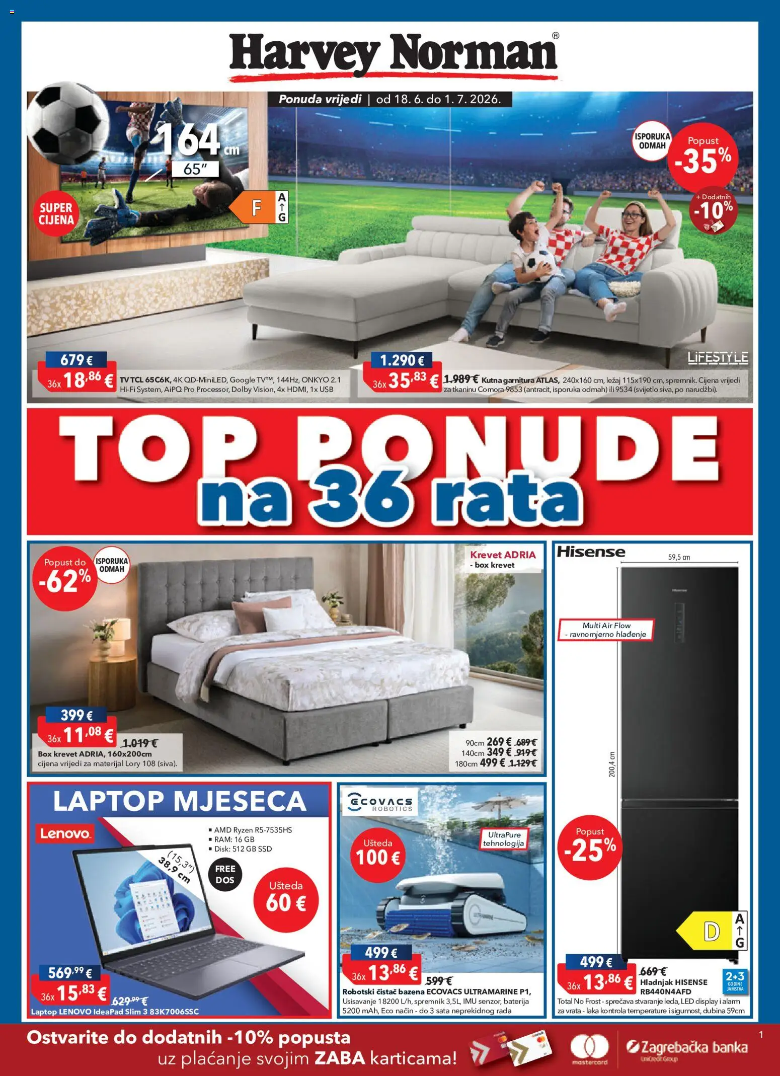Harvey Norman katalog | vrijedi od 18.06.2026 | Stranica: 1