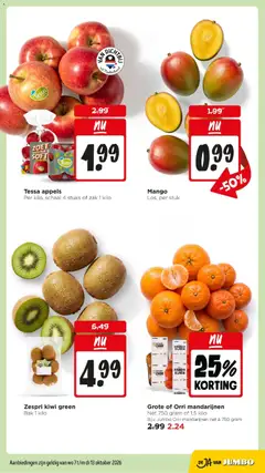 Zespri kiwi green, Bak 1 kilo - Voorbeeld van een folder van Jumbo, geldig van 07-10-2026 | Pagina: 10