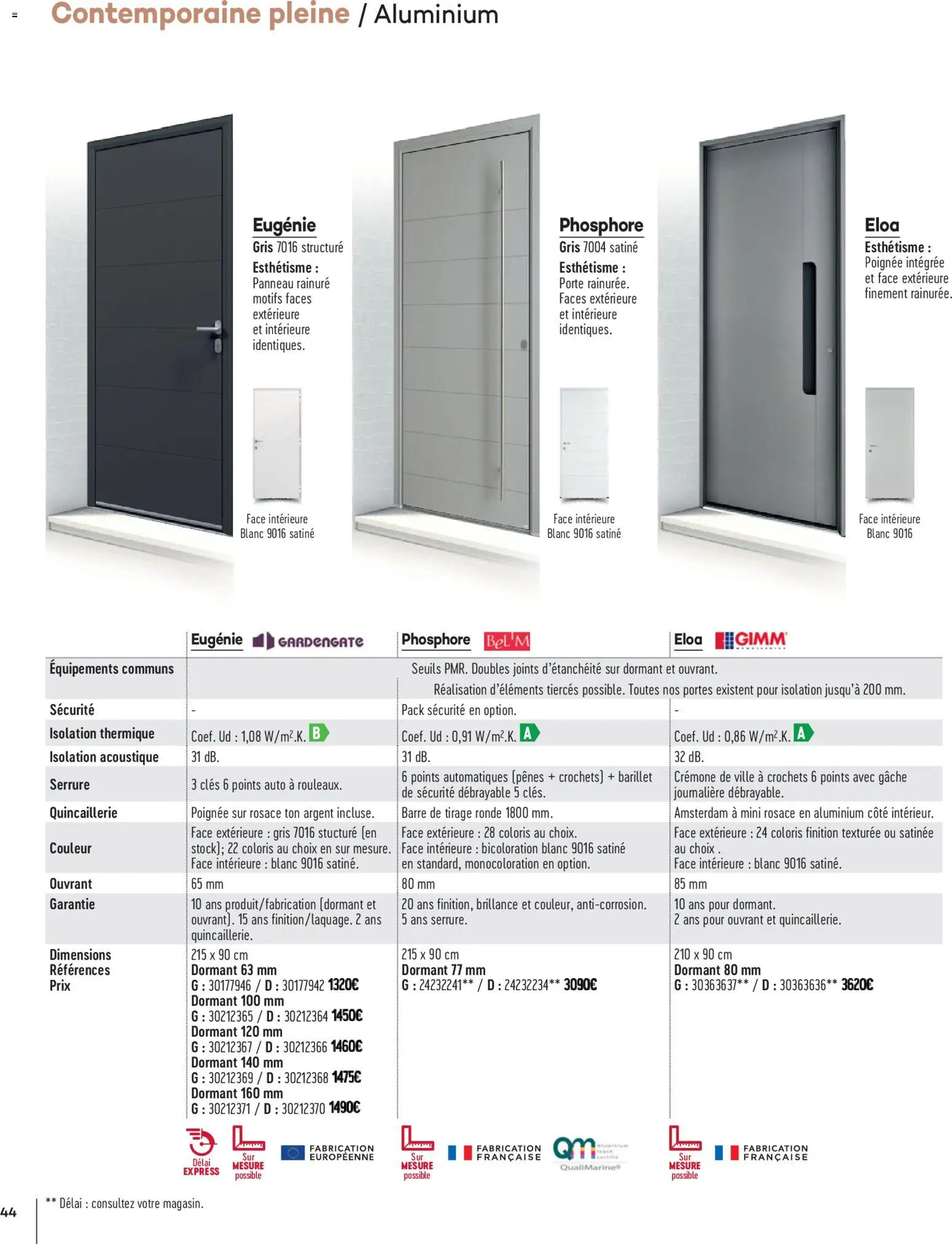 {H1} | Page: 44 | Produits: Porte, Portes