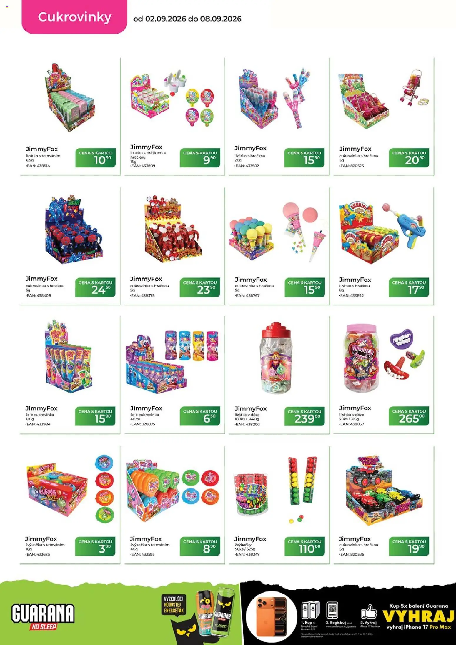 Tamda Foods leták od 02.09.2026 | Strana: 26 | Produkty: Iphone, Lízátka, Cukrovinky, Žvýkačky