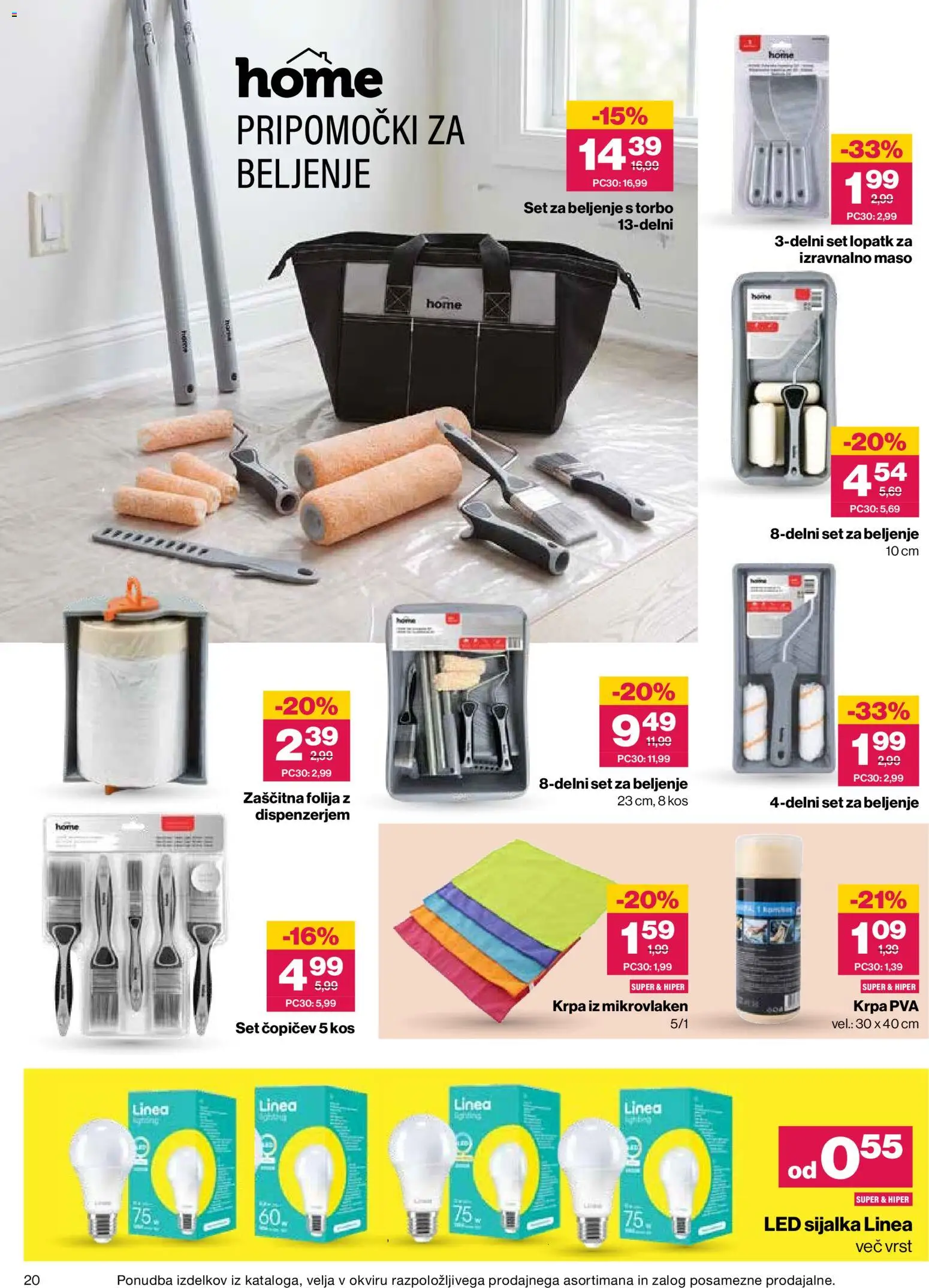 Novi Mercator katalog ponudbe – veljaven od 16.09.2026 | Stran: 20 | Izdelki: Kos, Folija