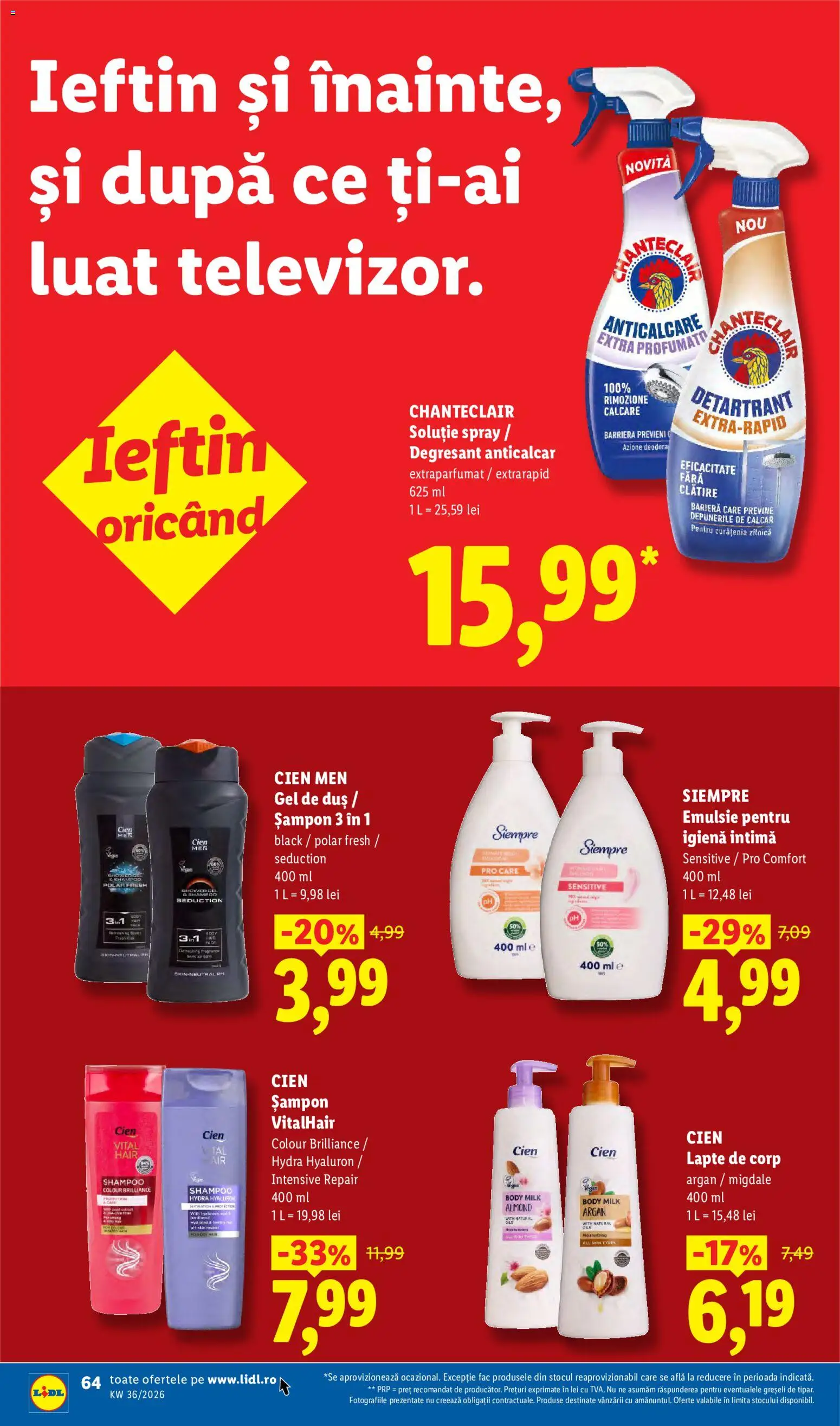 Noul catalog Lidl – valabil de la 31.08.2026 | Pagină: 64