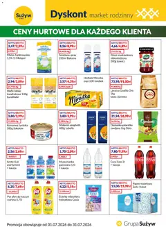 Pogląd oferty "Sużyw gazetka - Dyskont" - ważna od 01.07.2026