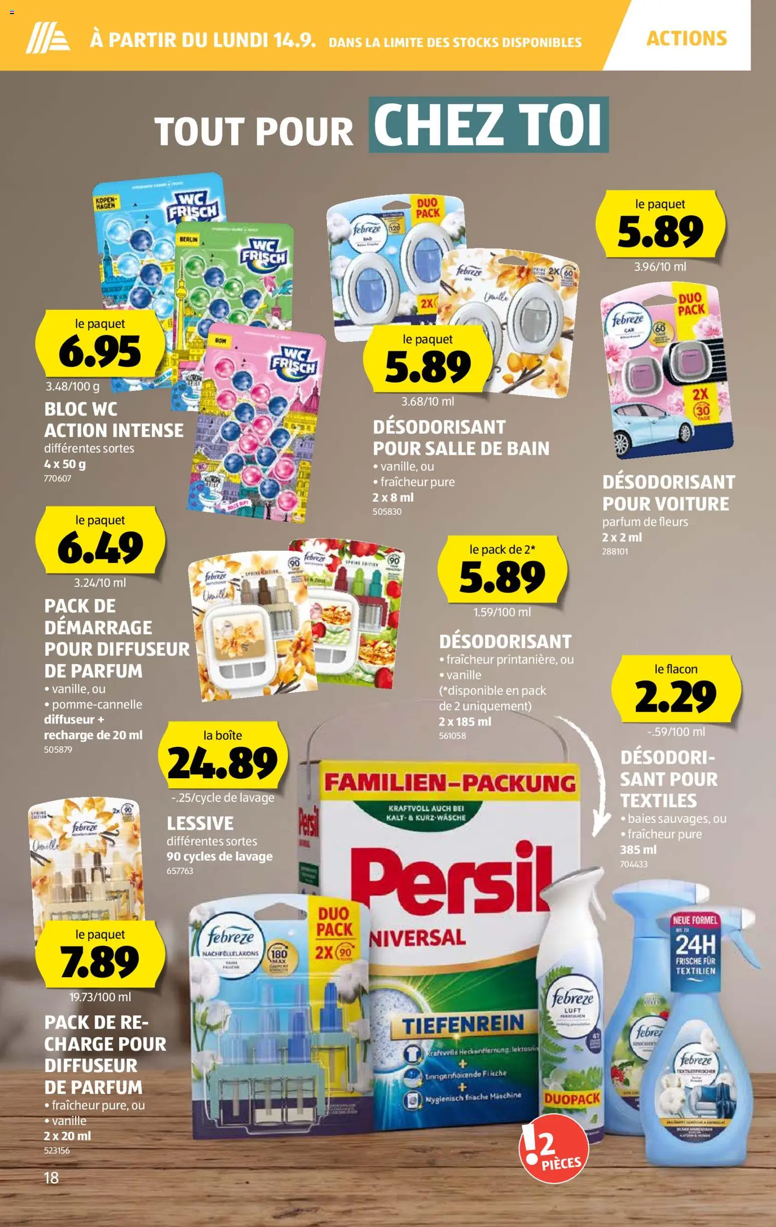 Aldi aktionen FR – gültig ab 10.09.2026 | Seite: 18 | Produkte: Parfüm, Vanille