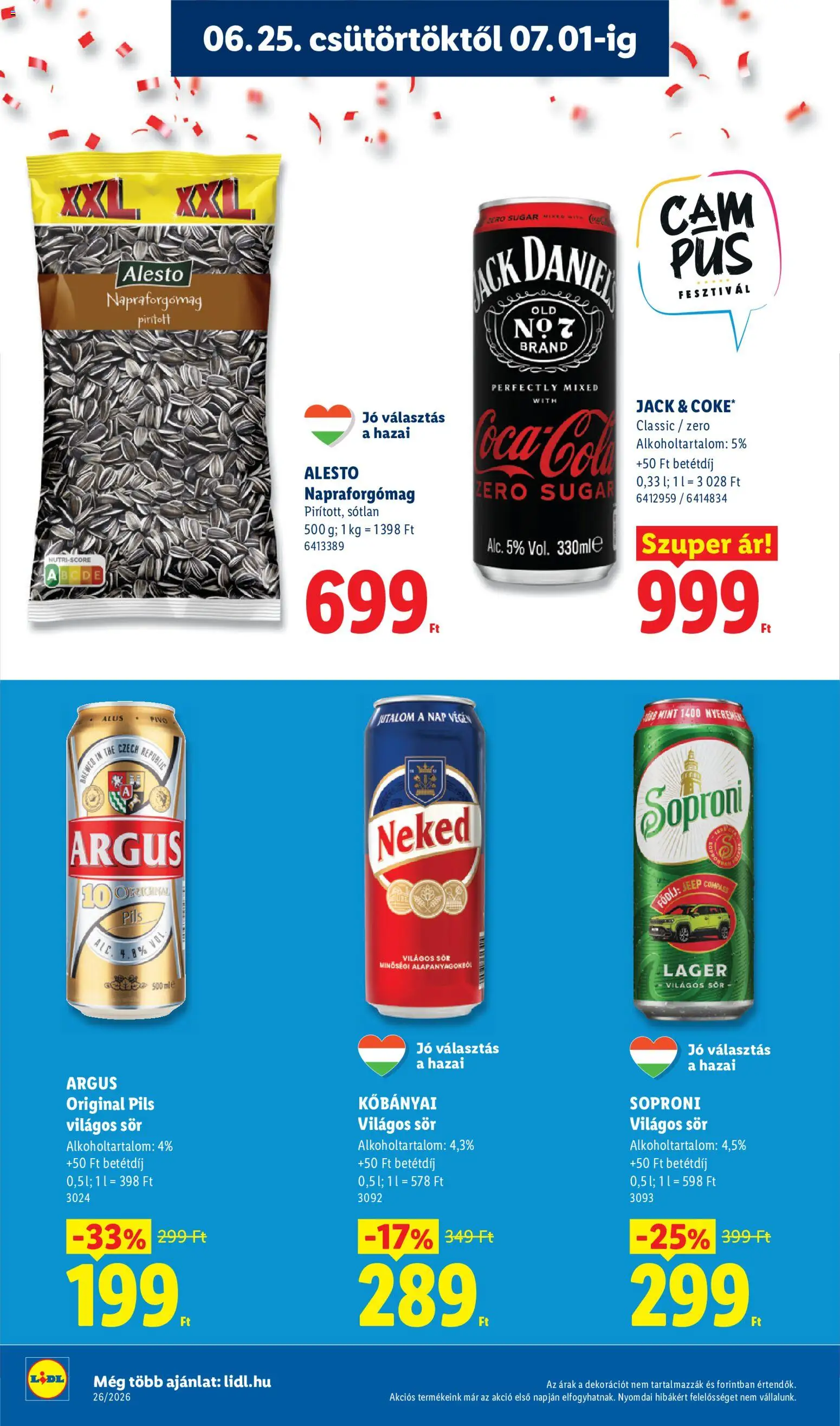 Lidl akciós ujság - amely érvényes a következő dátumtól: 25.06.2026 | Oldal: 26