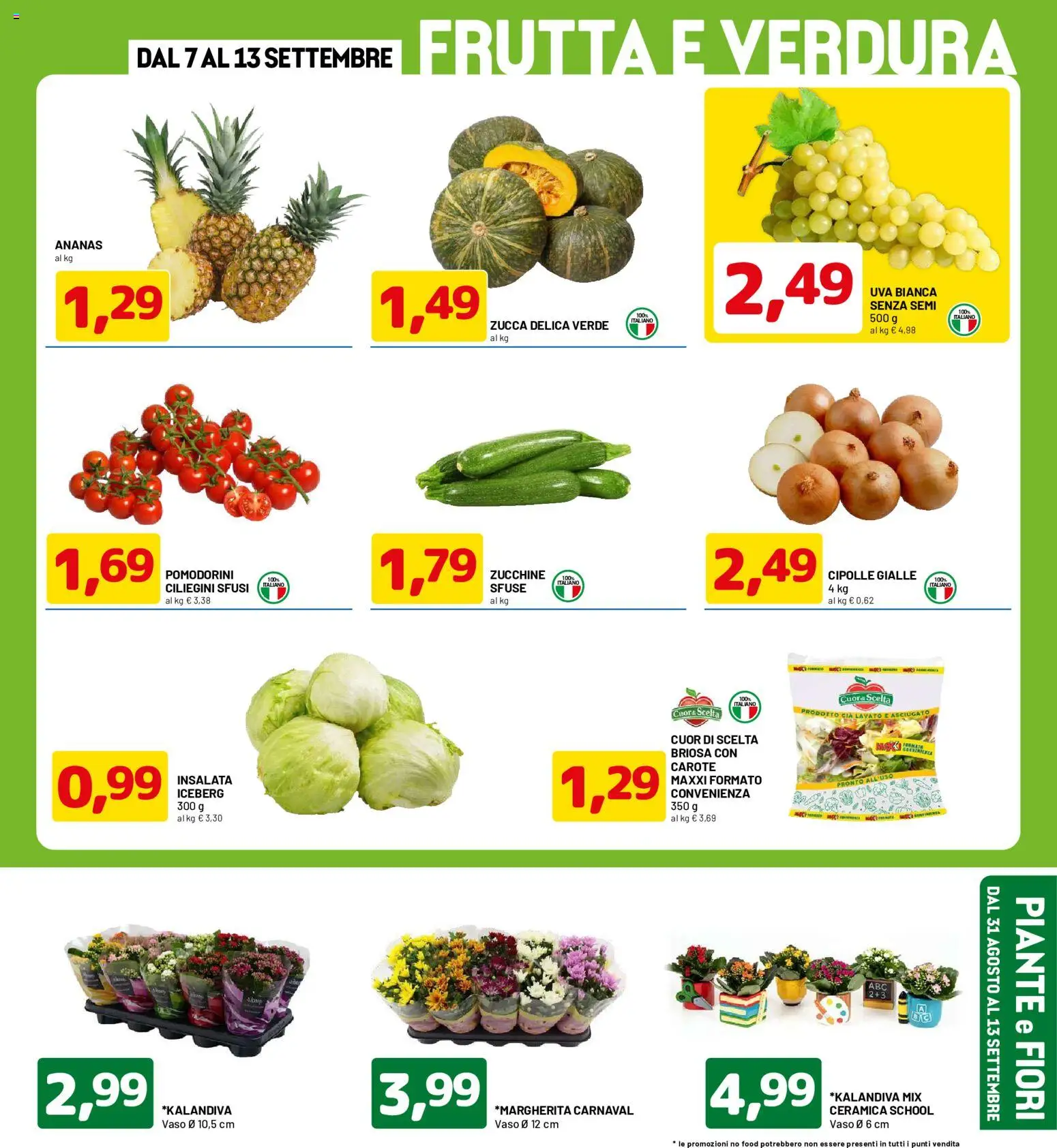 Volantino D Più del 31/08/2026 | Pagina: 3 | Prodotti: Carote, Ananas, Zucca, Uva