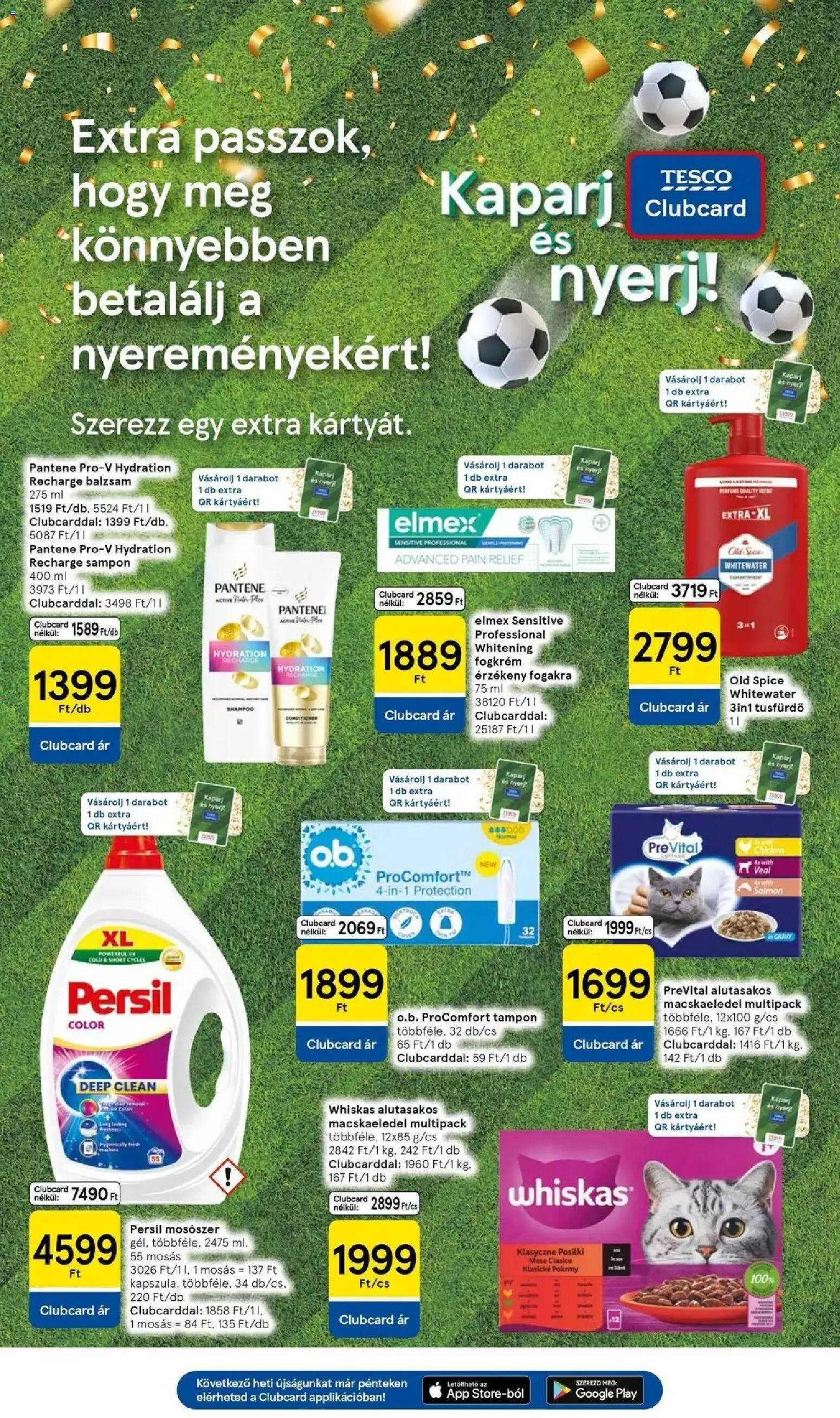 Tesco akciós ujság - amely érvényes a következő dátumtól: 10.06.2026 | Oldal: 25 | Termékek: Old spice, Sampon, Tusfürdő, Fogkrém