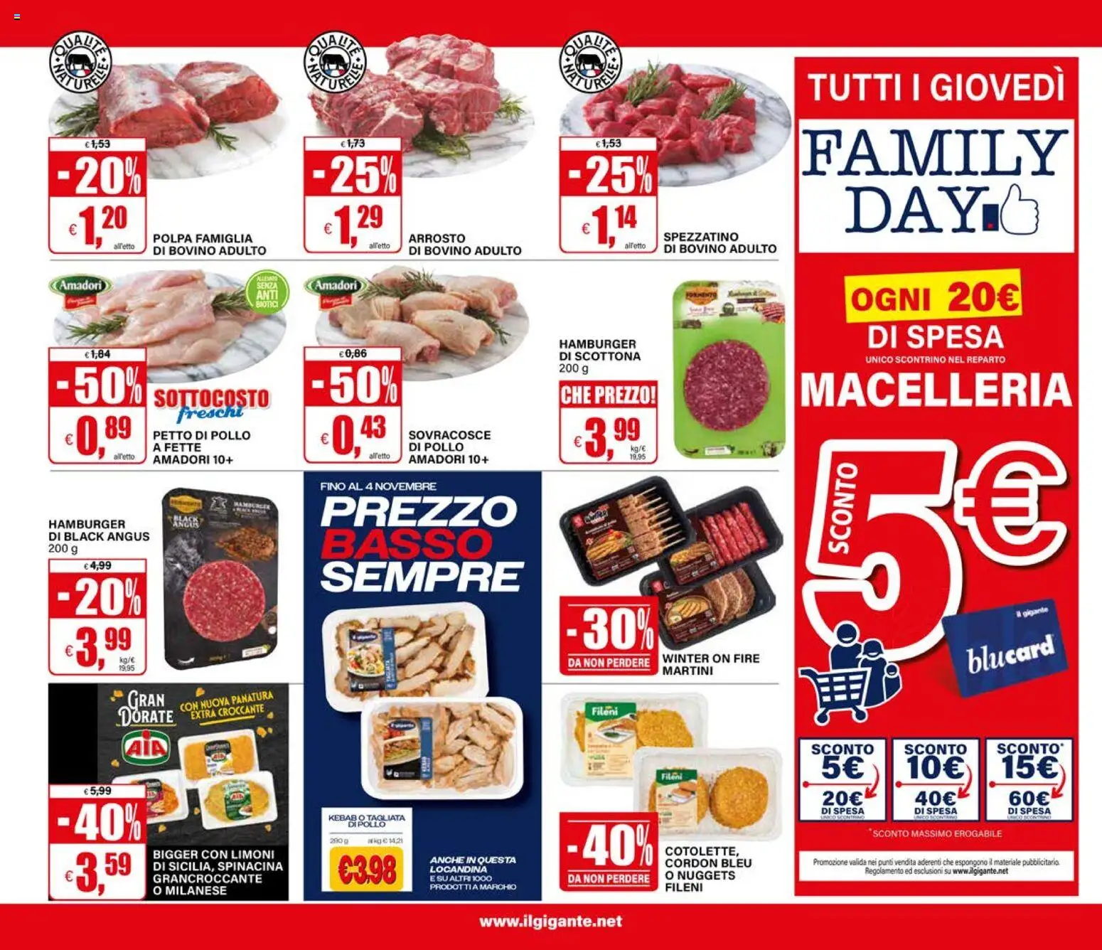 Volantino Il Gigante del 12/10/2026 | Pagina: 21 | Prodotti: Pollo, Limoni, Basso, Fette di pollo