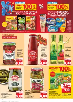 Pogląd oferty "Kaufland gazetka" - ważna od 29.04.2026 | Strona: 48 | Produkty: Kurczak, Olej, Pomidory, Ogórki konserwowe
