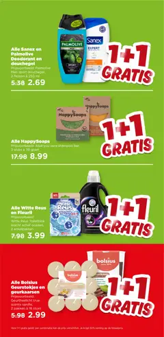 Alle Sanex en Palmolive Deodorant en douchegel, Prijsvoorbeeld: Palmolive Men sport douchegel, 2 flessen à 250 ml - Voorbeeld van een folder van Plus, geldig van 06.05.2026 | Pagina: 16
