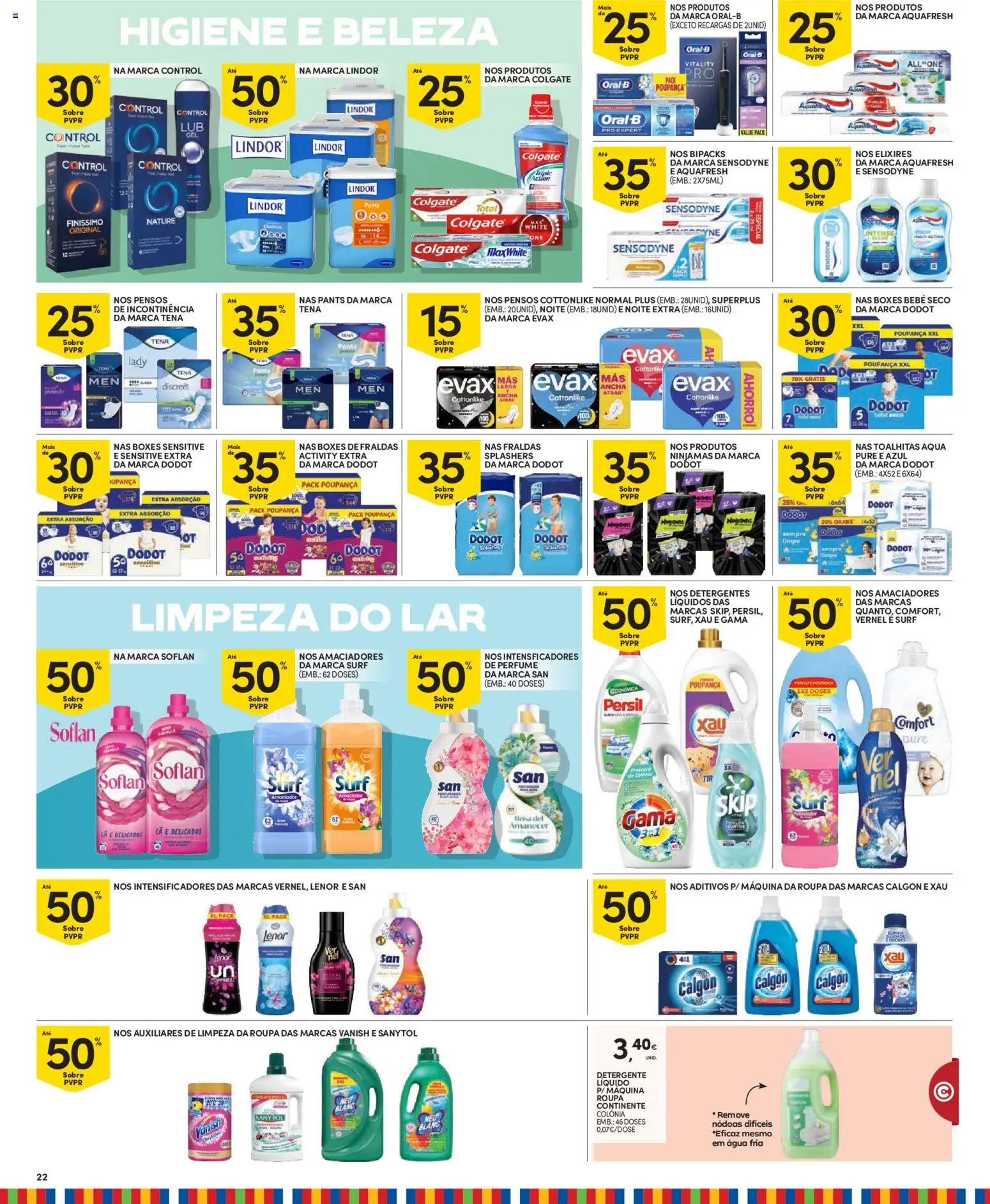 Continente Madeira │ válido de 09.06.2026 | Página: 22 | Produtos: Agua, Perfume, Detergente, Persil