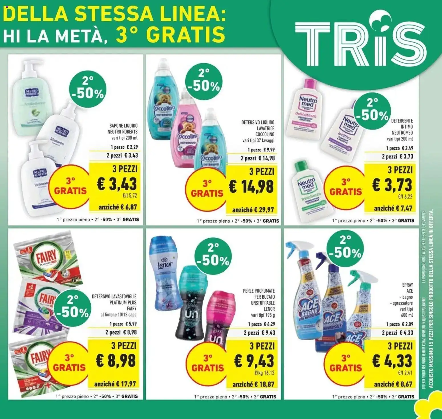 Volantino Conad del 08.04.2026 | Pagina: 7 | Prodotti: Detergente, Intimo, Sgrassatore, Bagno