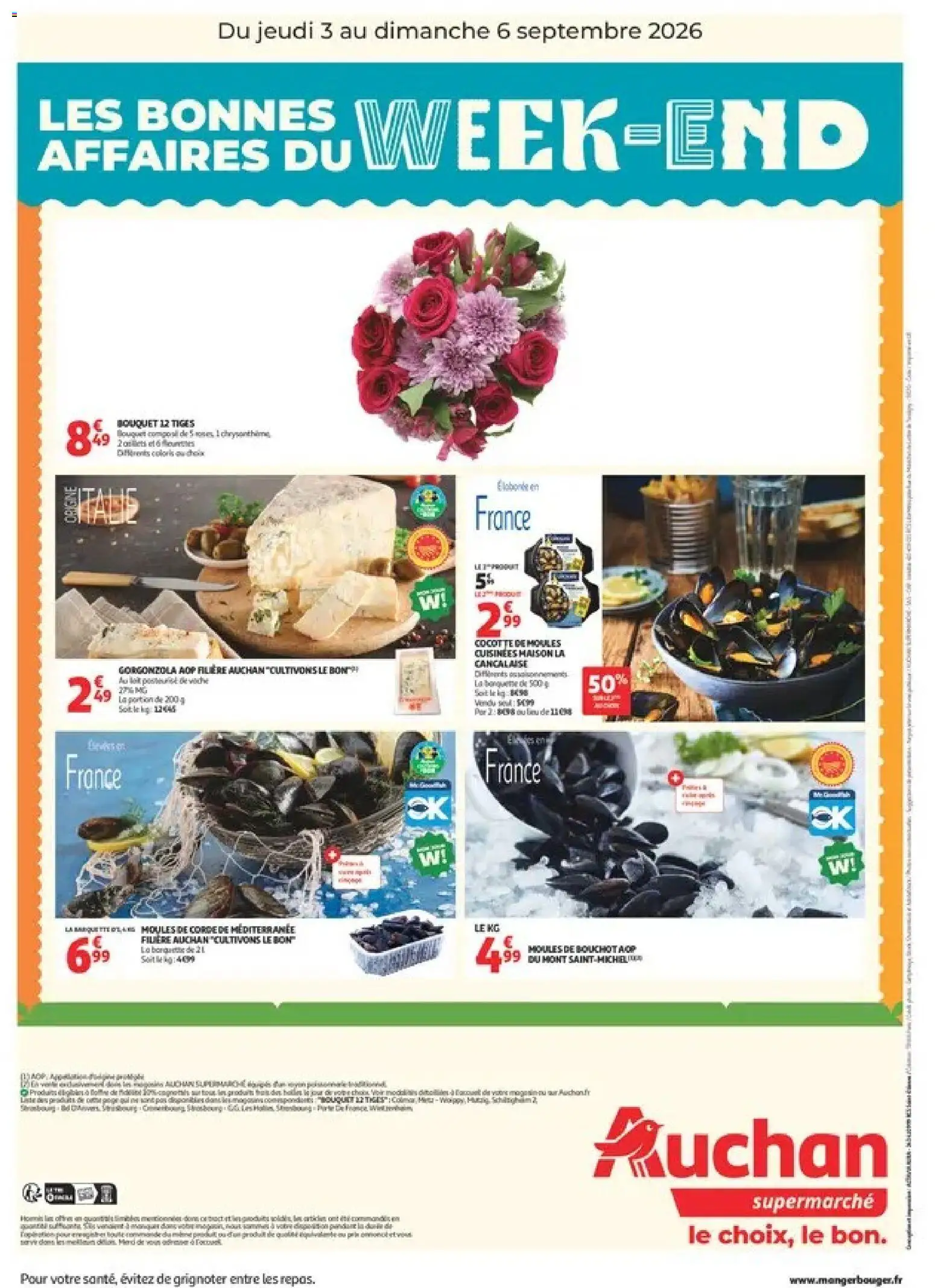 {H1} | Page: 2 | Produits: Moules cuisinees, Chrysanthème, Moules de bouchot, Lait