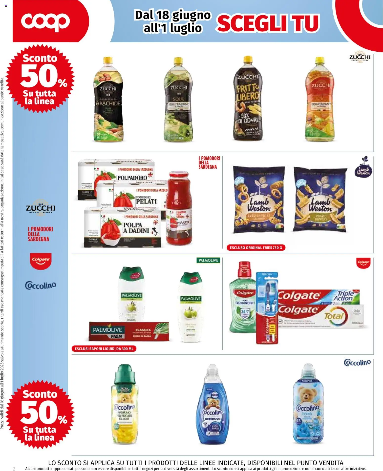 Volantino COOP del 18.06.2026 | Pagina: 2 | Prodotti: Pomodori, Data