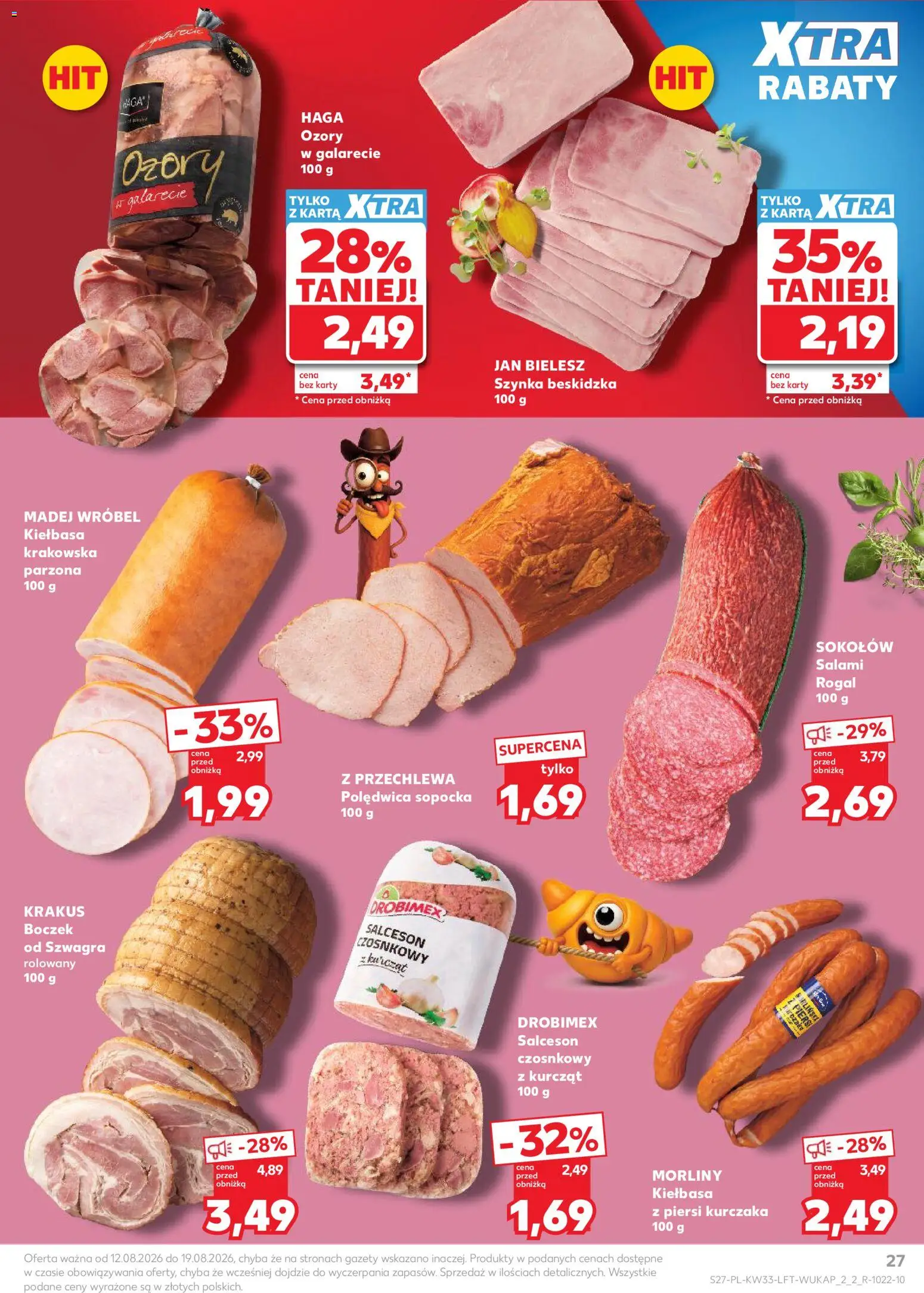 Kaufland Polsko leták od 12.08.2026 | Strana: 27 | Produkty: Karty