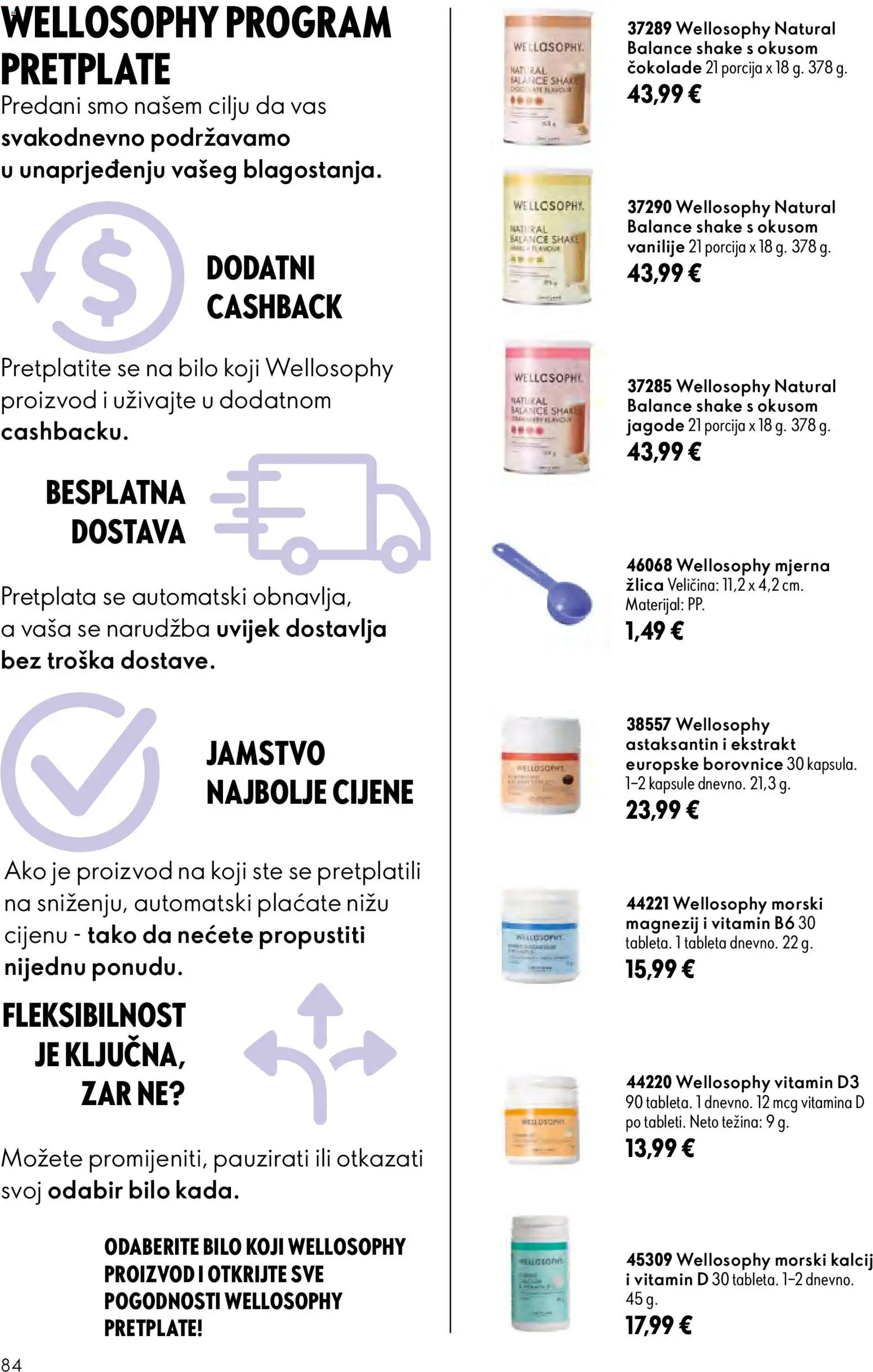 Oriflame katalog | vrijedi od 24.06.2026 | Stranica: 84 | Proizvodi: Jagode, Borovnice, Tableta