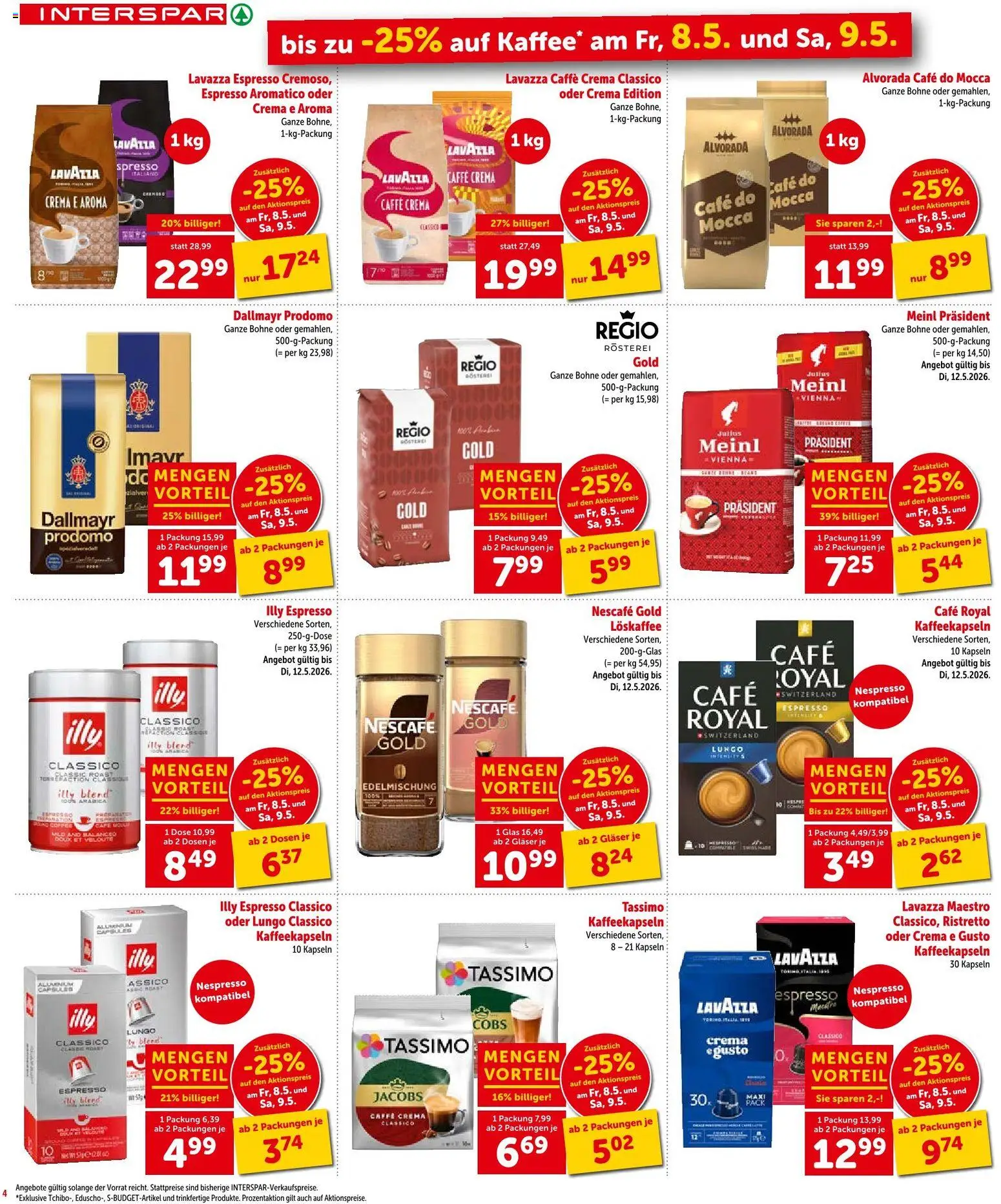 Interspar Flugblatt - Vorarlberg gültig ab 07.05.2026 | Seite: 4