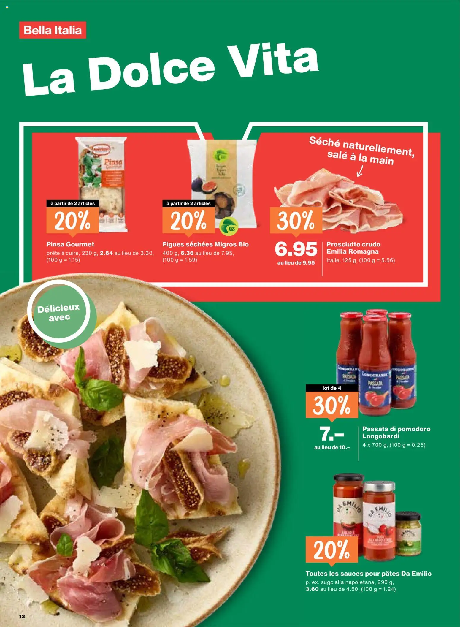 Migros aktionen FR – gültig ab 01.10.2026 | Seite: 12 | Produkte: Pasta