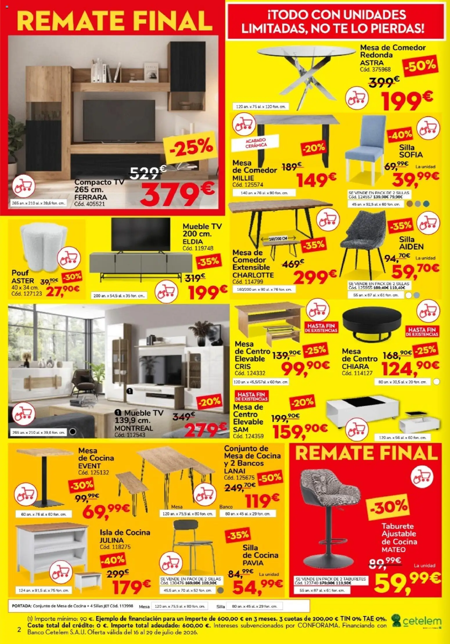 Conforama folleto │ válido desde el 16/07/2026 | Página: 2