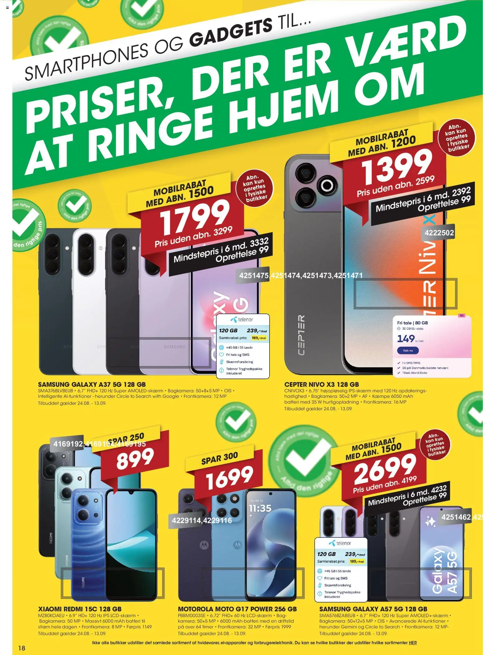 Punkt1 tilbudsavis – gyldig fra 24/08/2026 | Side: 18