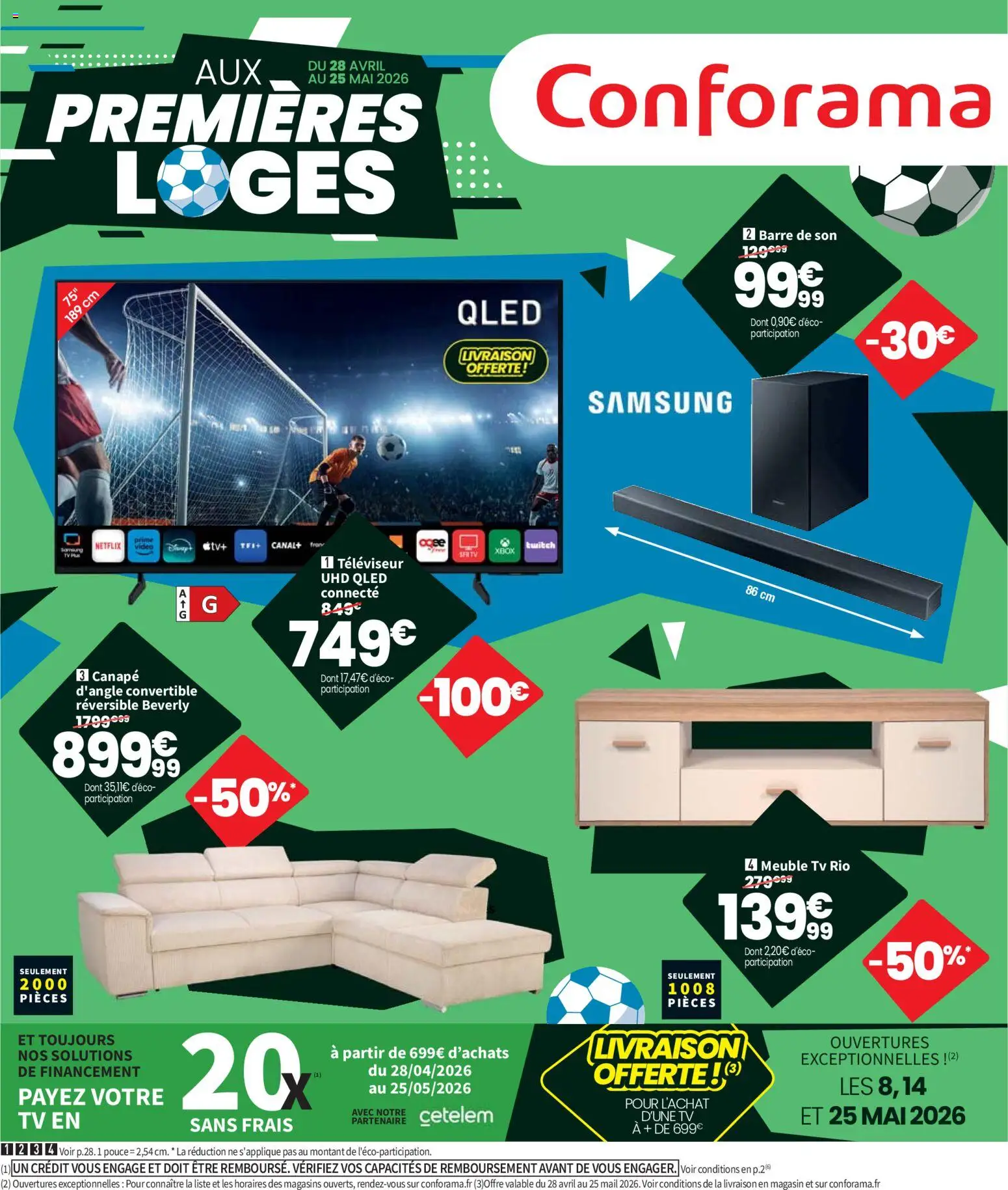 {H1} | Page: 1 | Produits: Meuble, Televiseur, Canapé, Barre de son