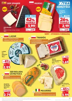 Náhled letáku Kaufland Polsko leták od 14.05.2026 | Strana: 29 | Produkty: Pecorino, Karty