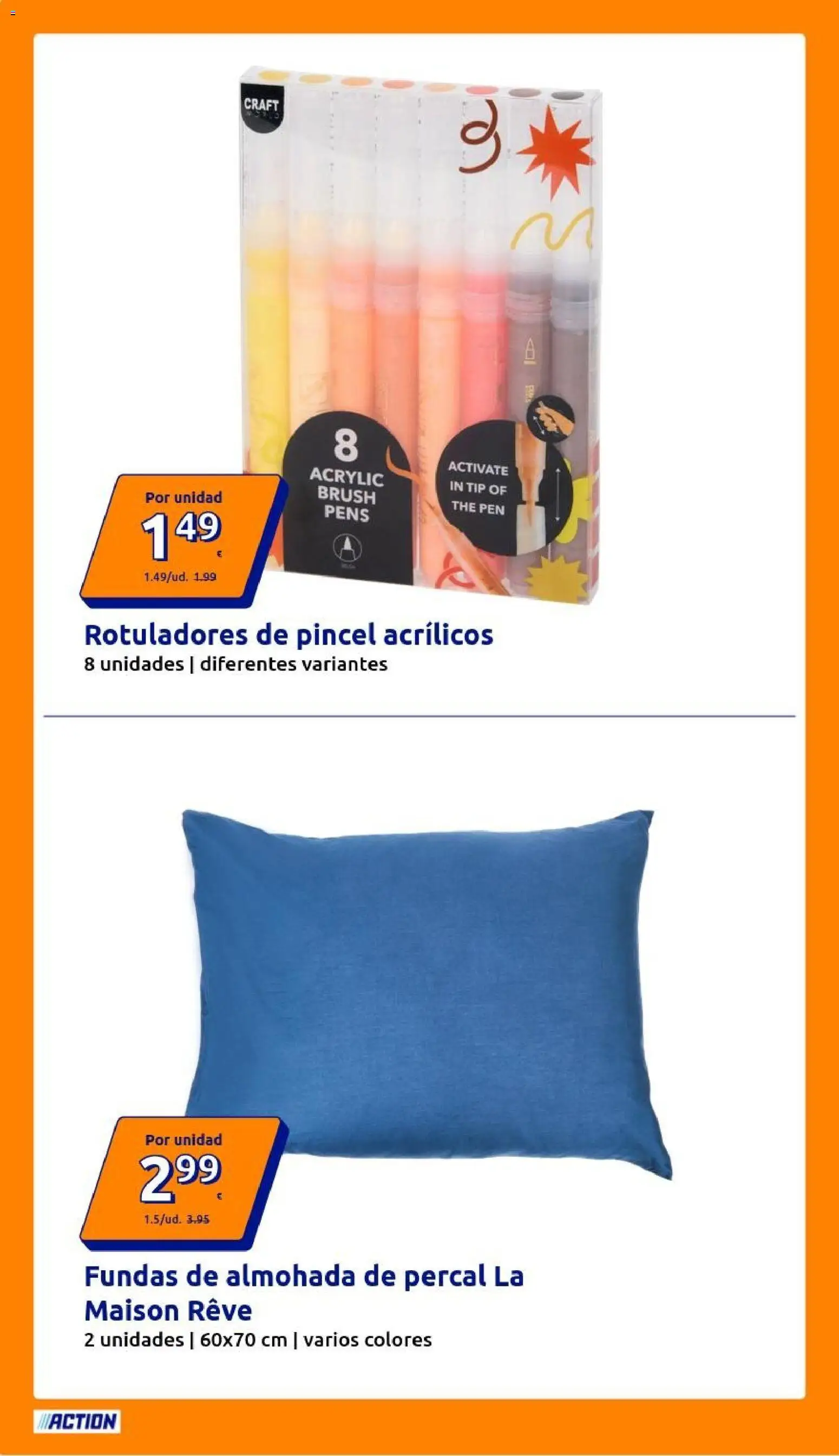 Action folleto │ válido desde el 05/08/2026 | Página: 8 | Productos: Almohada