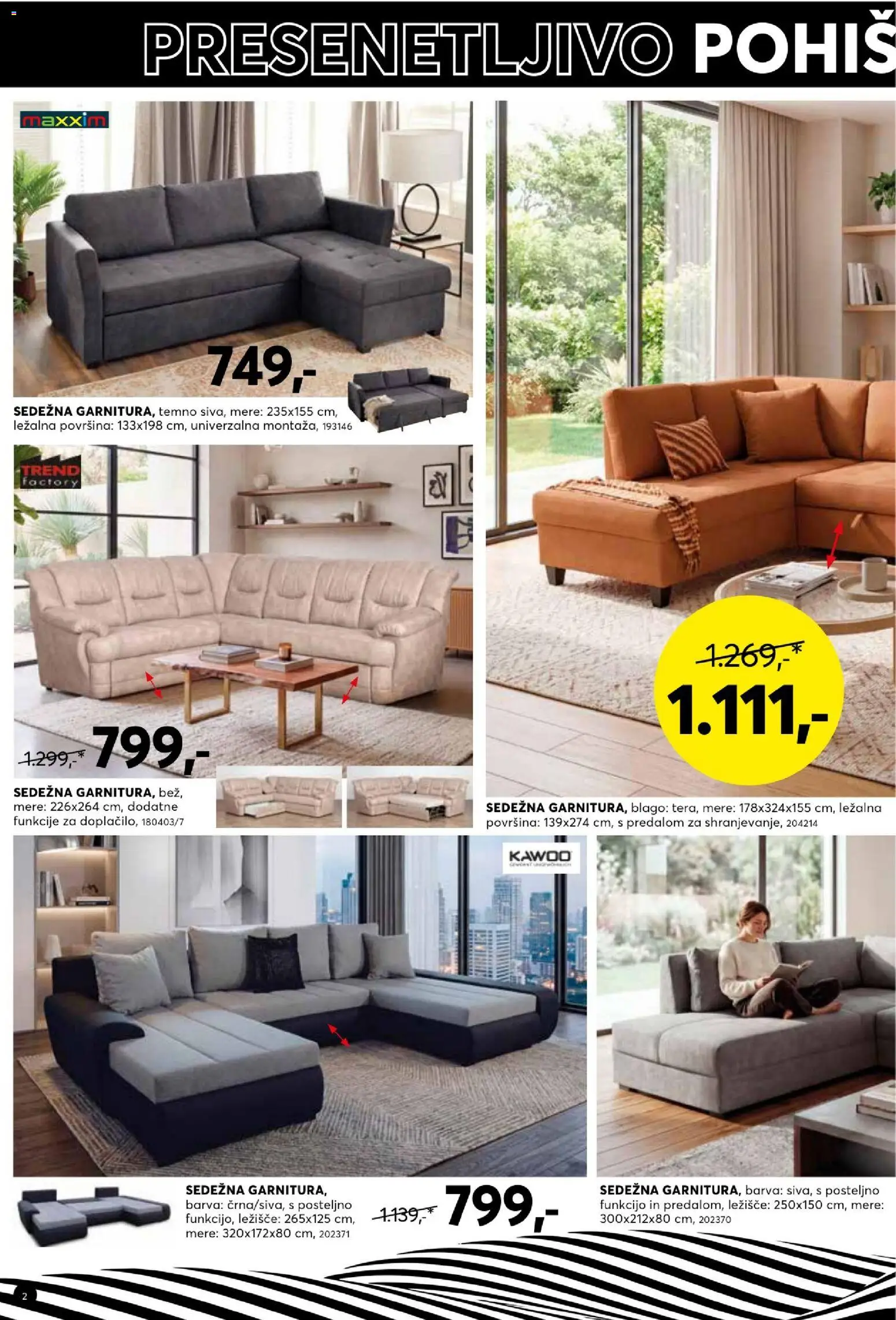 Novi Dipo katalog ponudbe – veljaven od 02.09.2026 | Stran: 2 | Izdelki: Ležišče, Barva