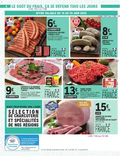 E.Leclerc - Prévisualisation de LE KG JAMBON CUIT DE PARIS TRADITIONNEL "NOS RÉGIONS ONT DU TALENT", Porc Francilin. valide à partir de 16.06.2026 | Page: 16