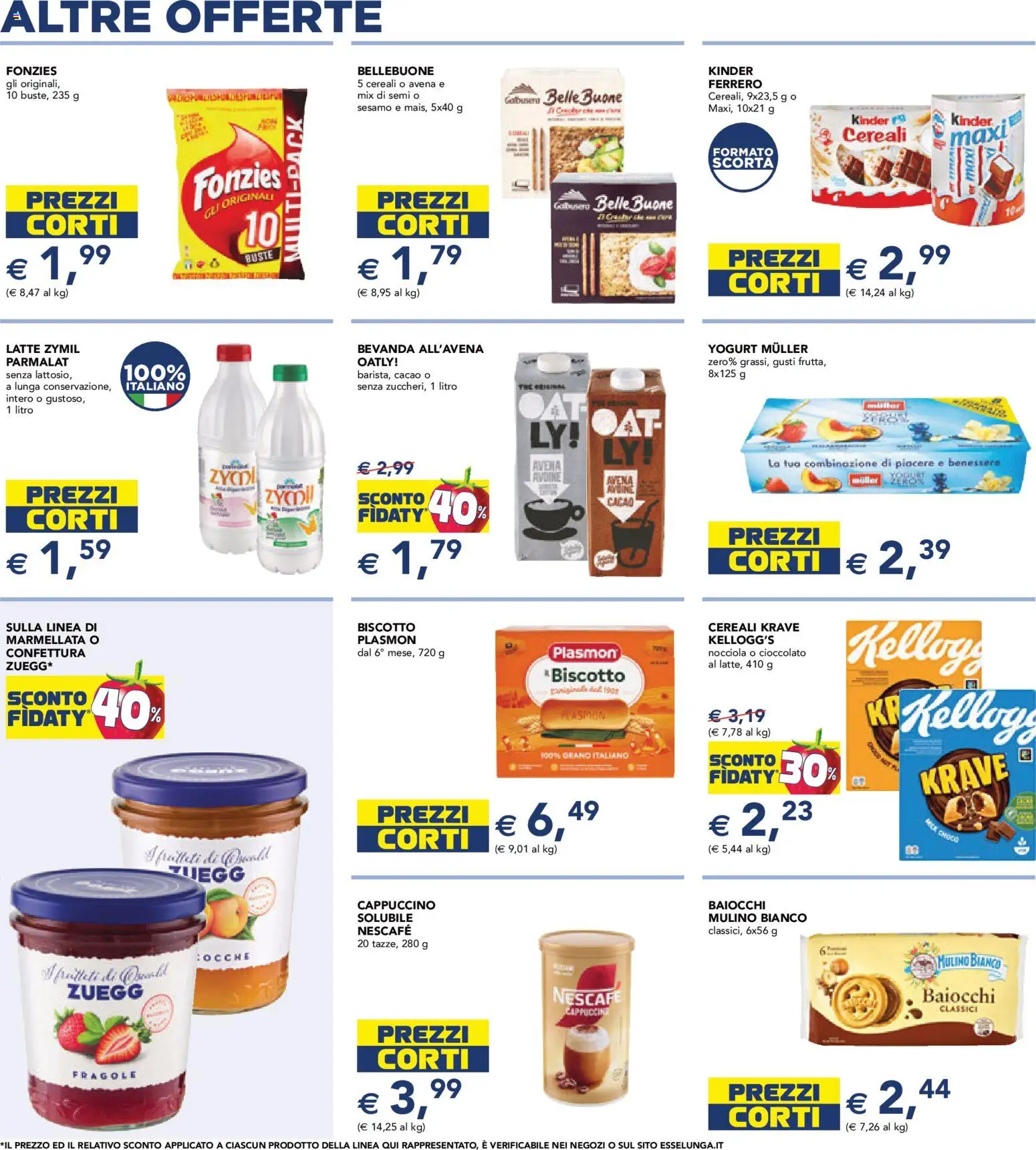 Volantino Esselunga S del 12.03.2026 | Pagina: 10 | Prodotti: Cioccolato, Fragole, Cereali, Cacao