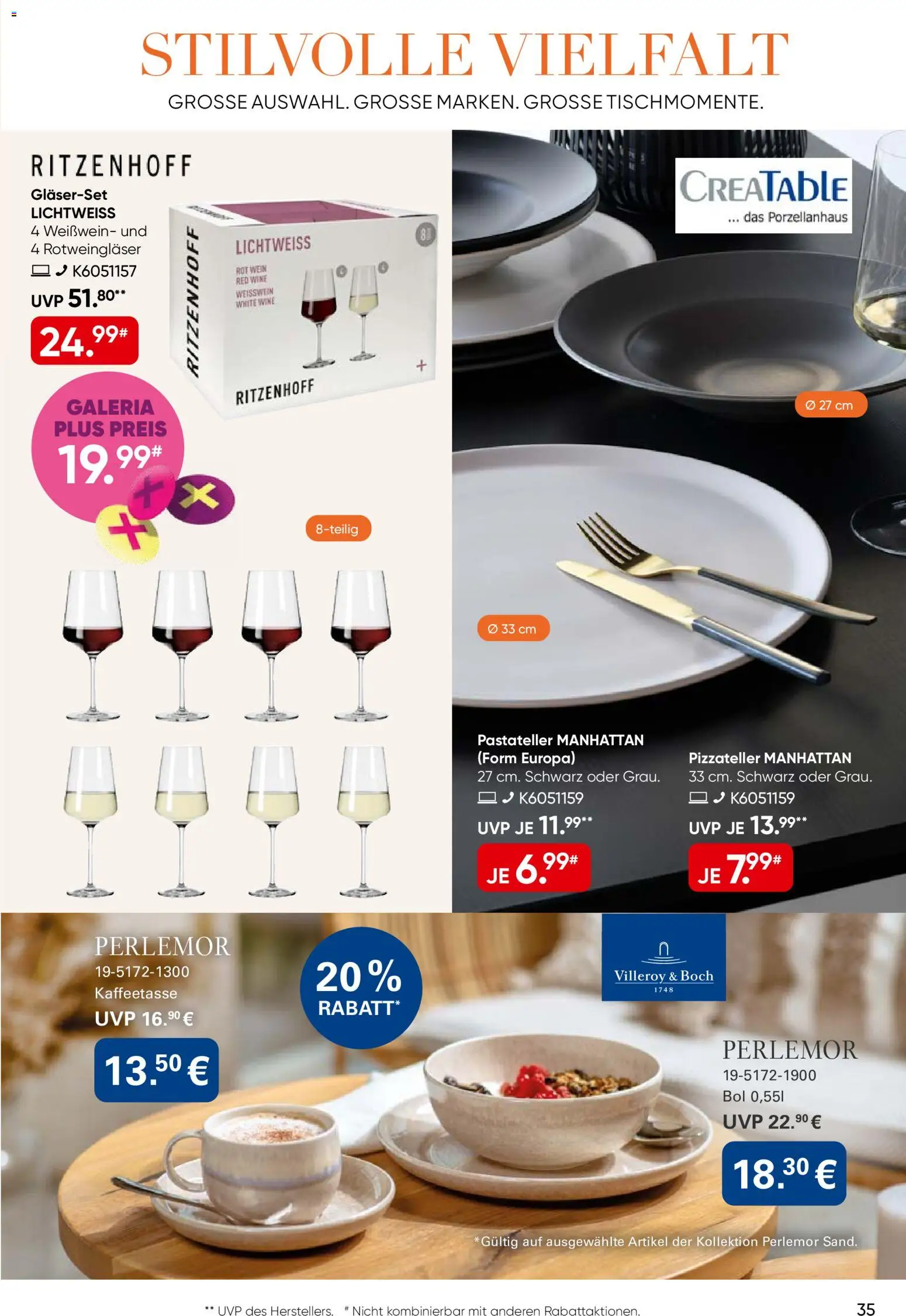 Galeria Karstadt Kaufhof Prospekt – gültig ab 16.09.2026 | Seite: 35 | Produkte: Weißwein, Wein