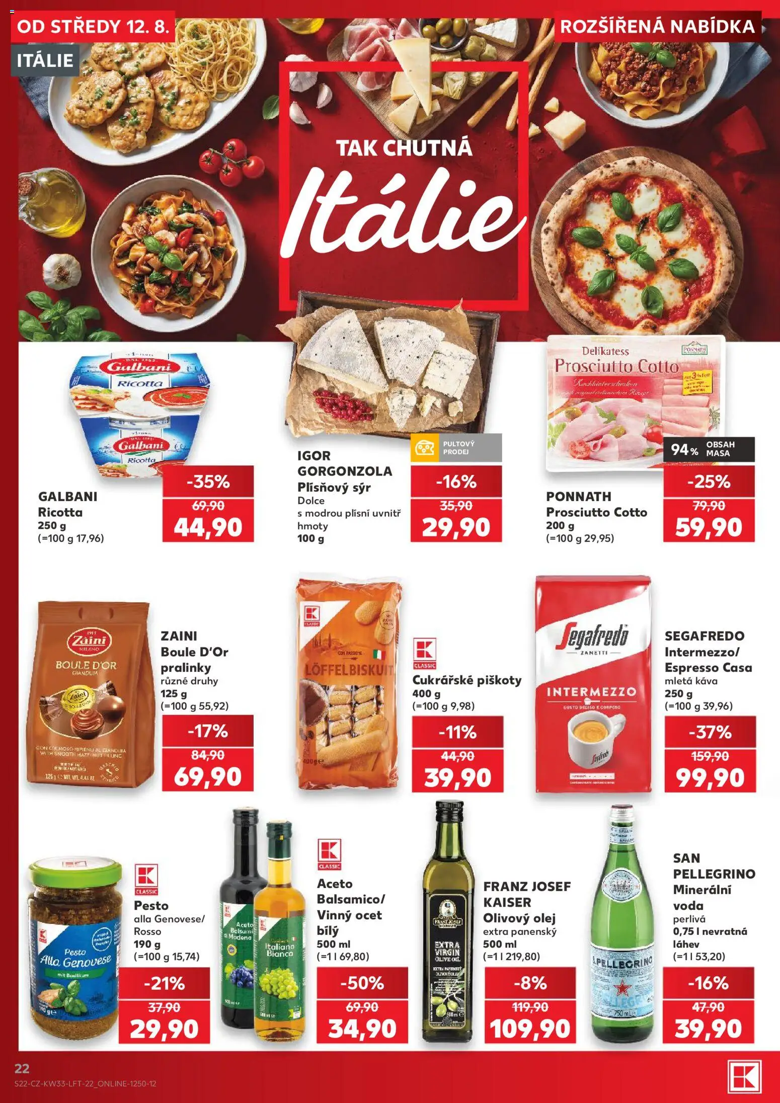 Kaufland leták - Kolín od 12.08.2026 | Strana: 22