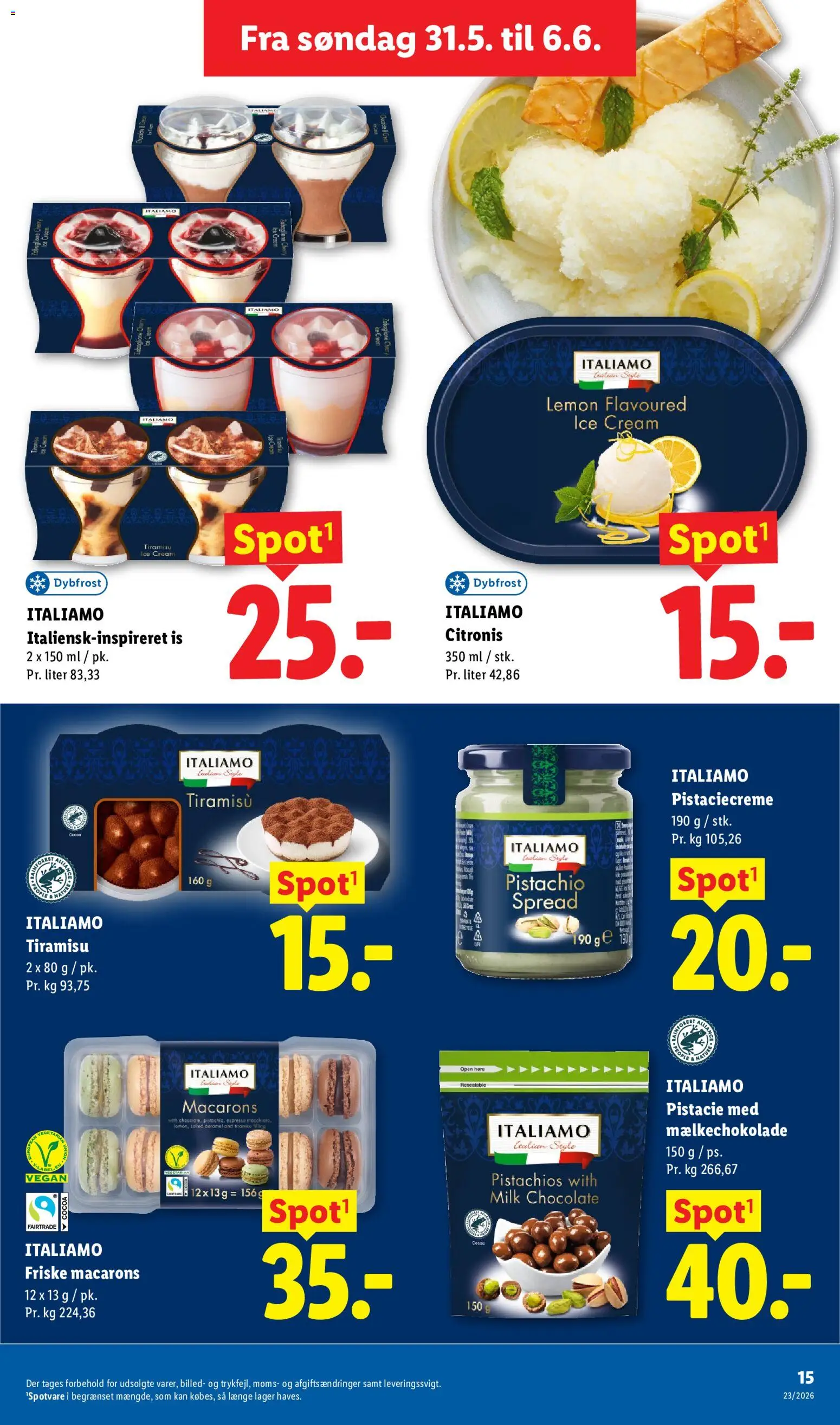 Lidl tilbudsavis – gyldig fra 31.05.2026 | Side: 19 | Produkter: Is, Cherry, Søm